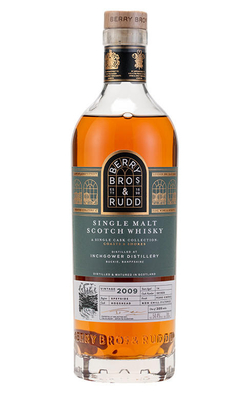 2009 Berry Bros. & Rudd Inchgower, Coasts & Shores, Cask Ref. 301026, Speyside, Single Malt Scotch Whisky (54.4%) bottle