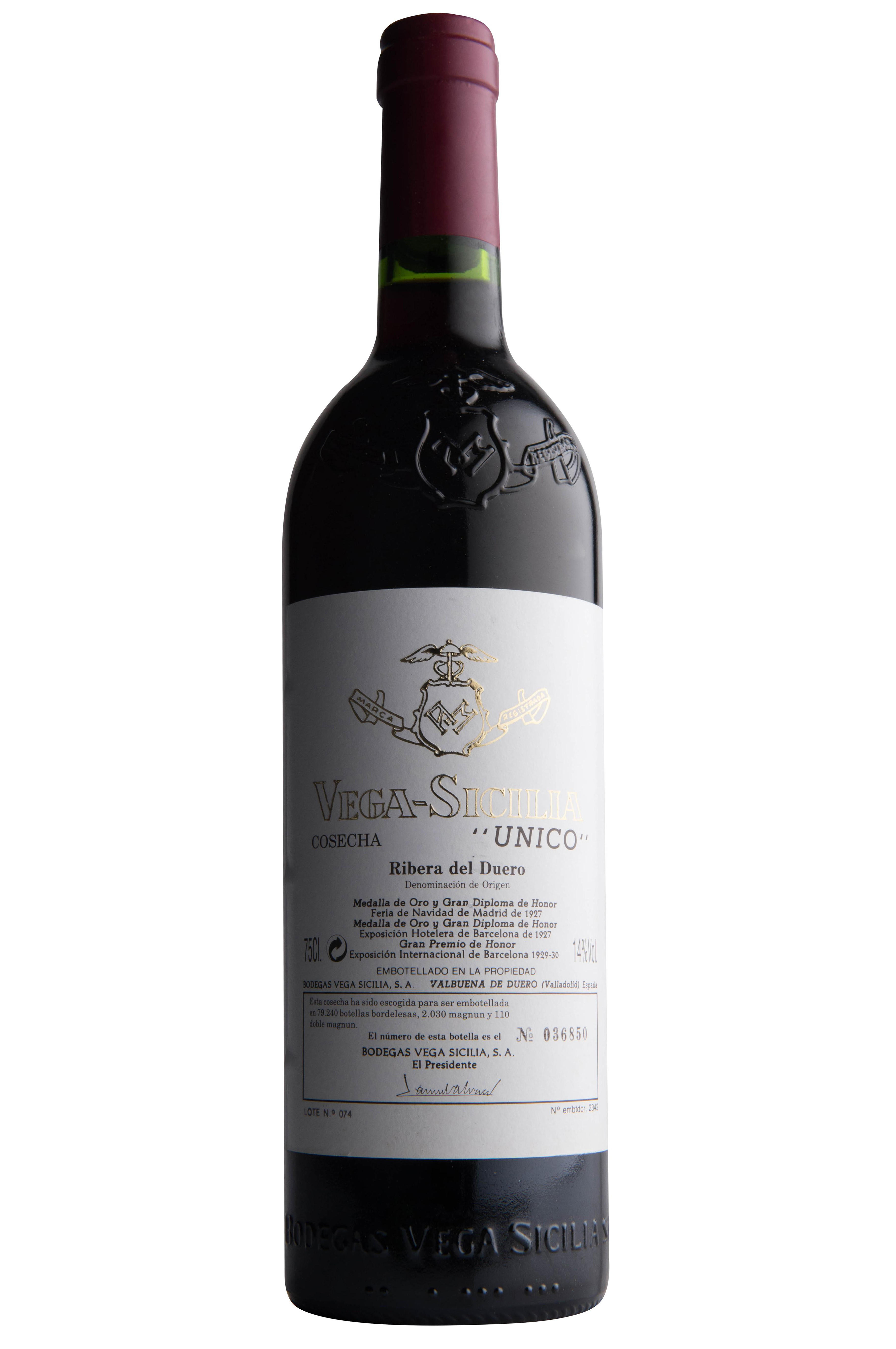 Buy 2010 Único, Vega Sicilia, Ribera del Duero, Spain Wine - Berry Bros 