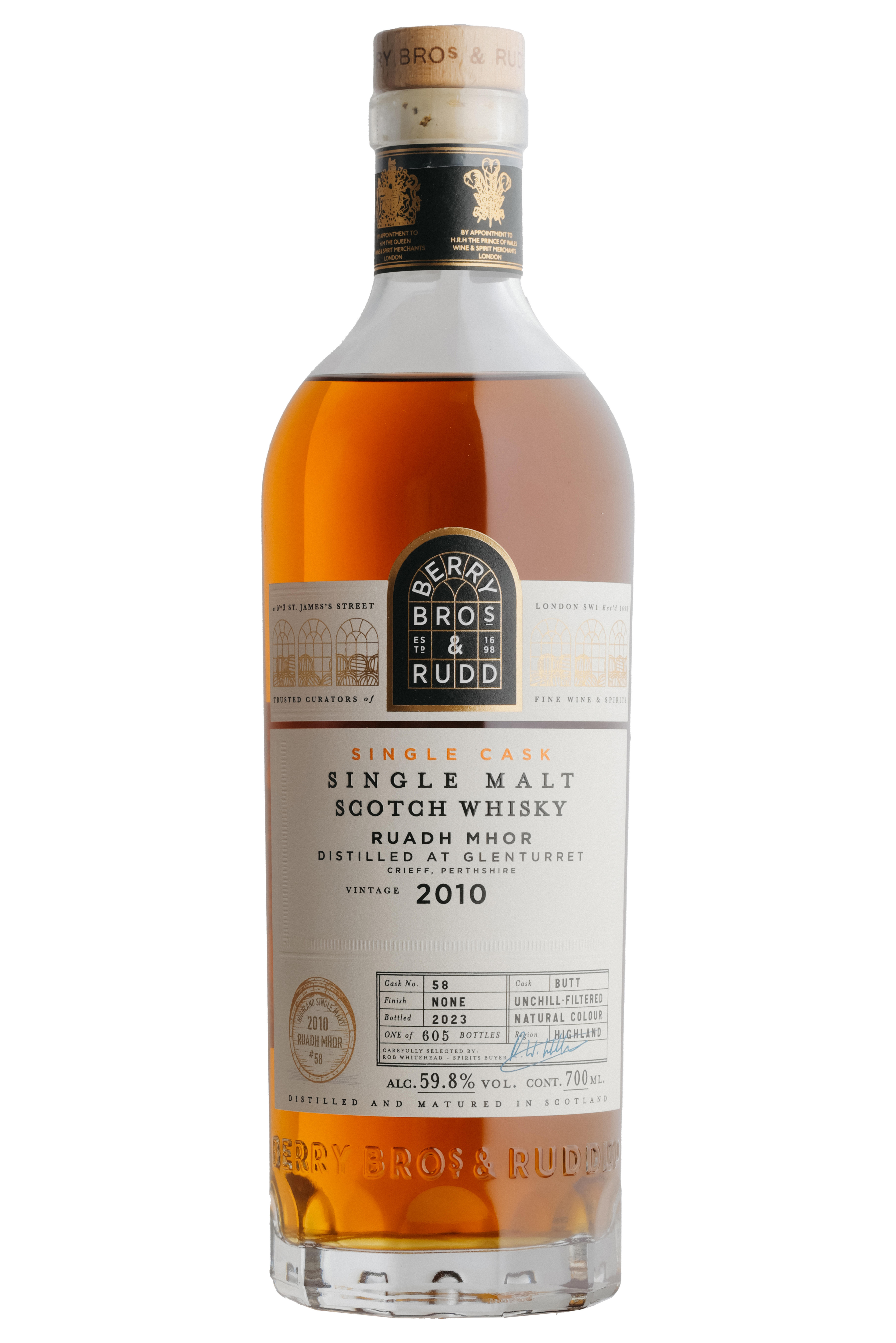 2010 Berry Bros. & Rudd Ruadh Mhor, Cask Ref. 58, Highland, Single Malt Scotch Whisky (59.8%)