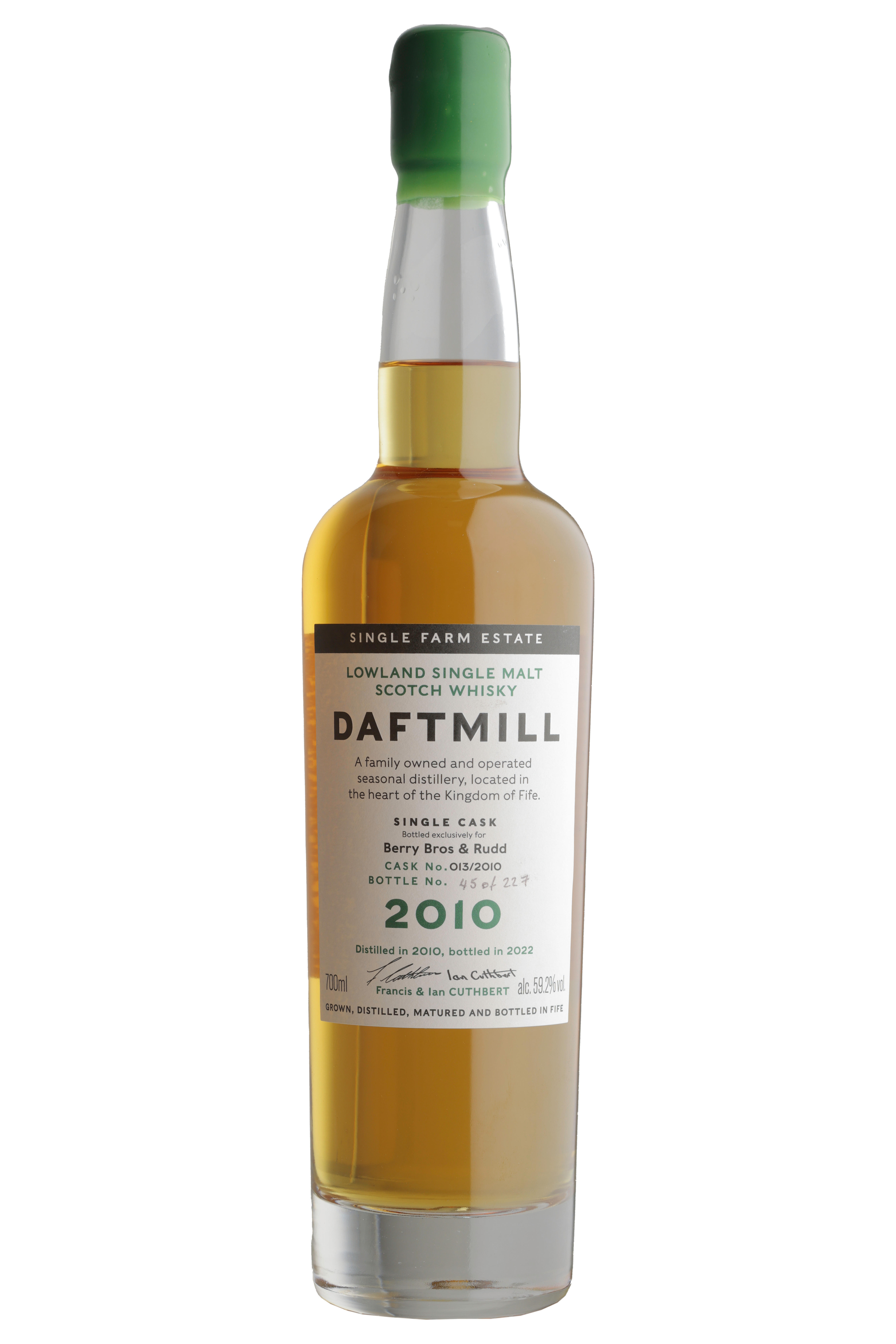 2010 Daftmill, Cask Ref. 13, Lowland, Single Malt Scotch Whisky (59.2%) bottle