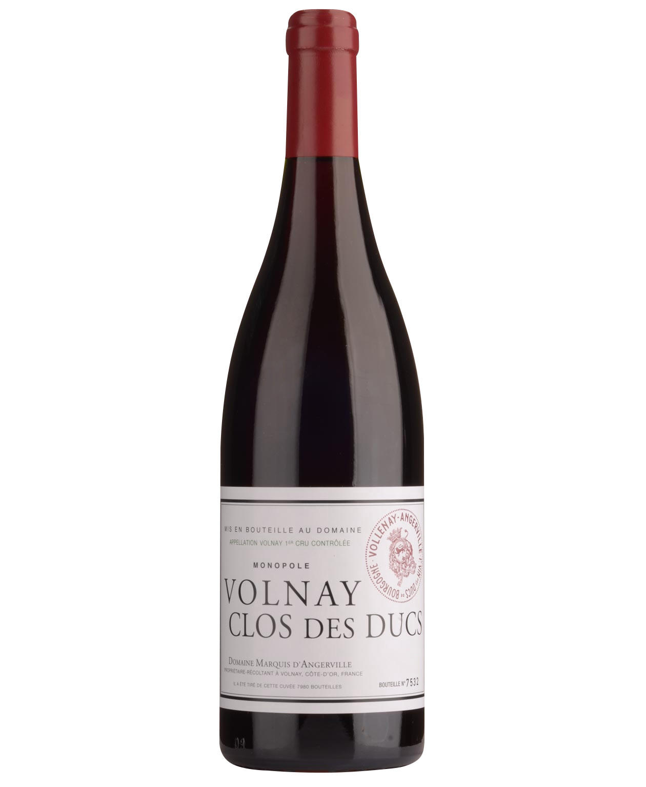 2010 Volnay, Clos des Ducs, 1er Cru, Domaine Marquis d'Angerville, Burgundy