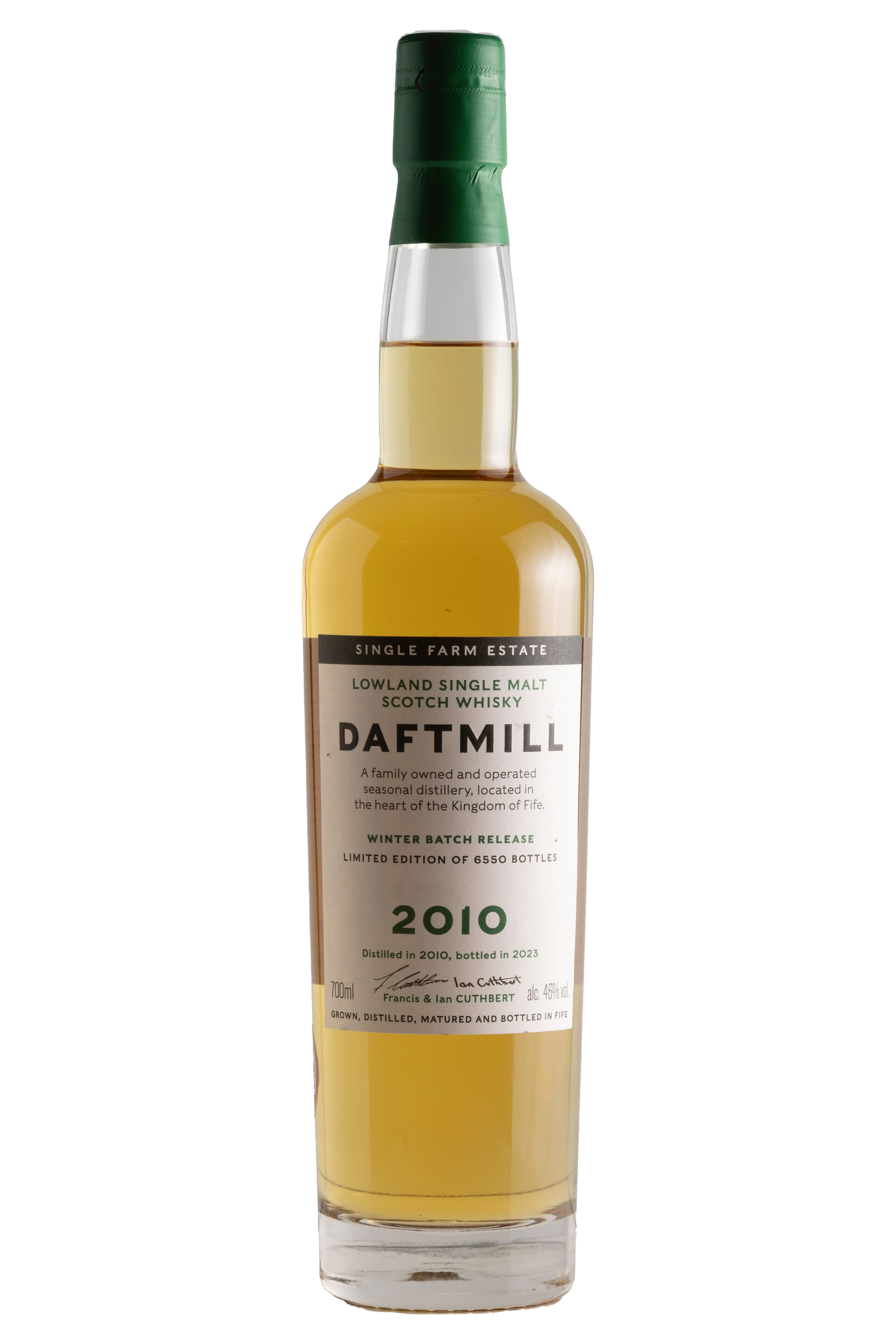 2010 Daftmill, Winter Release, Lowland, Single Malt Scotch Whisky (46%)
