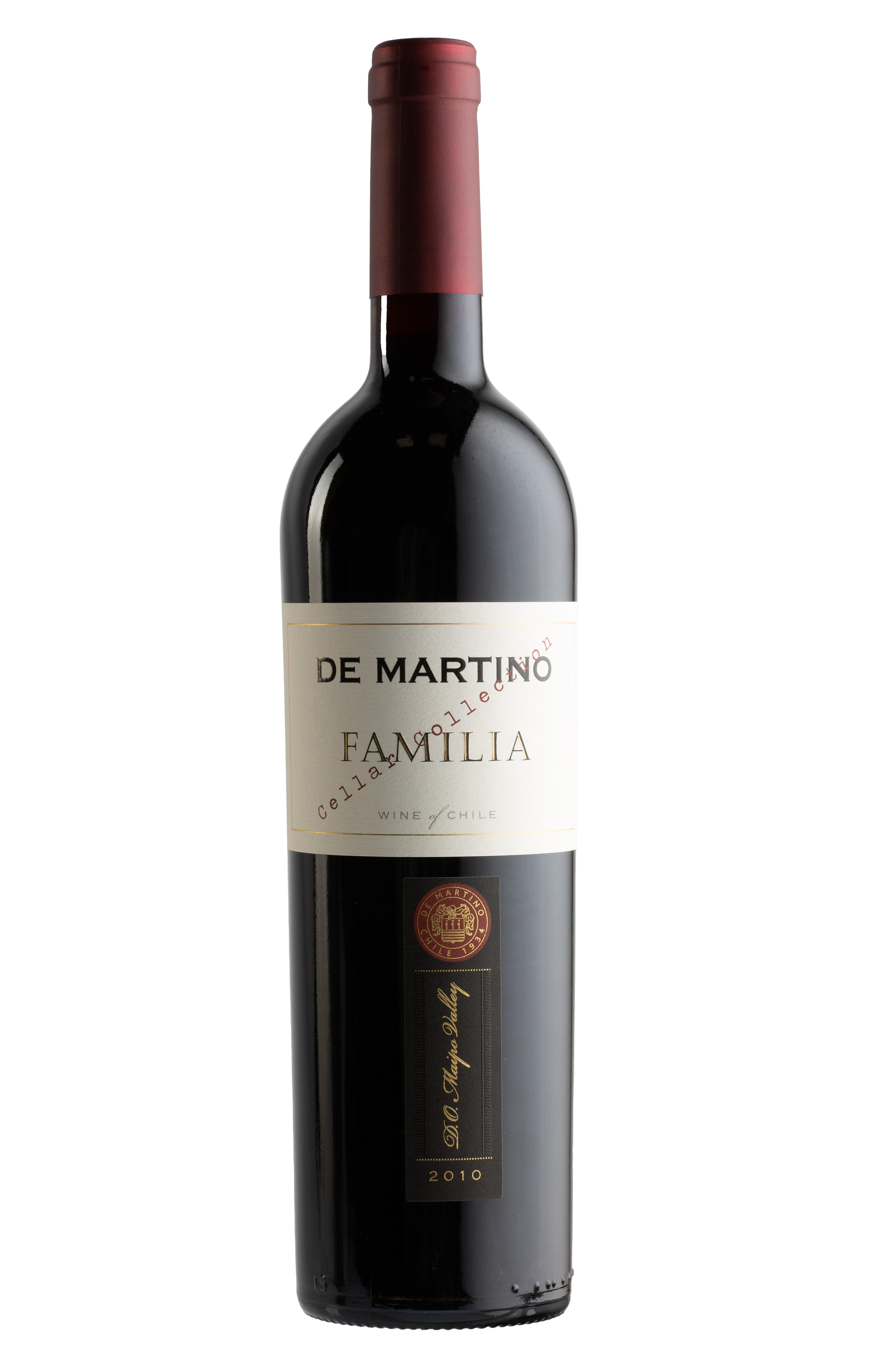 2010 De Martino, Familia, Maipo Valley, Chile