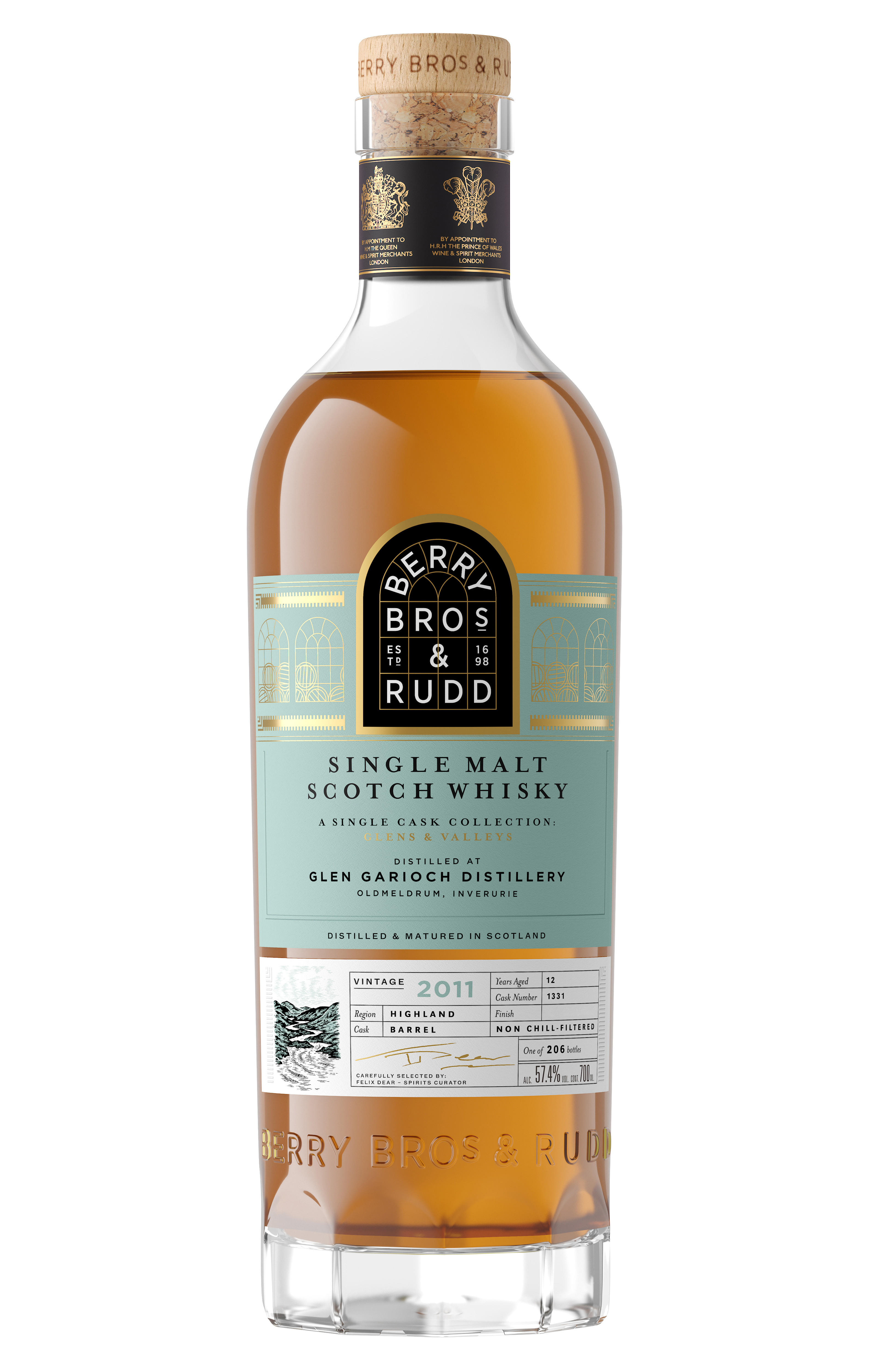 2011 Berry Bros. & Rudd Glen Garioch, Cask Ref. 1100001331, Highland, Single Malt Scotch Whisky (57.4%) bottle