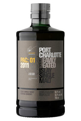 2011 Port Charlotte, Heavily Peated, PAC: 01, Islay, Single Malt Scotch Whisk (56.1%)