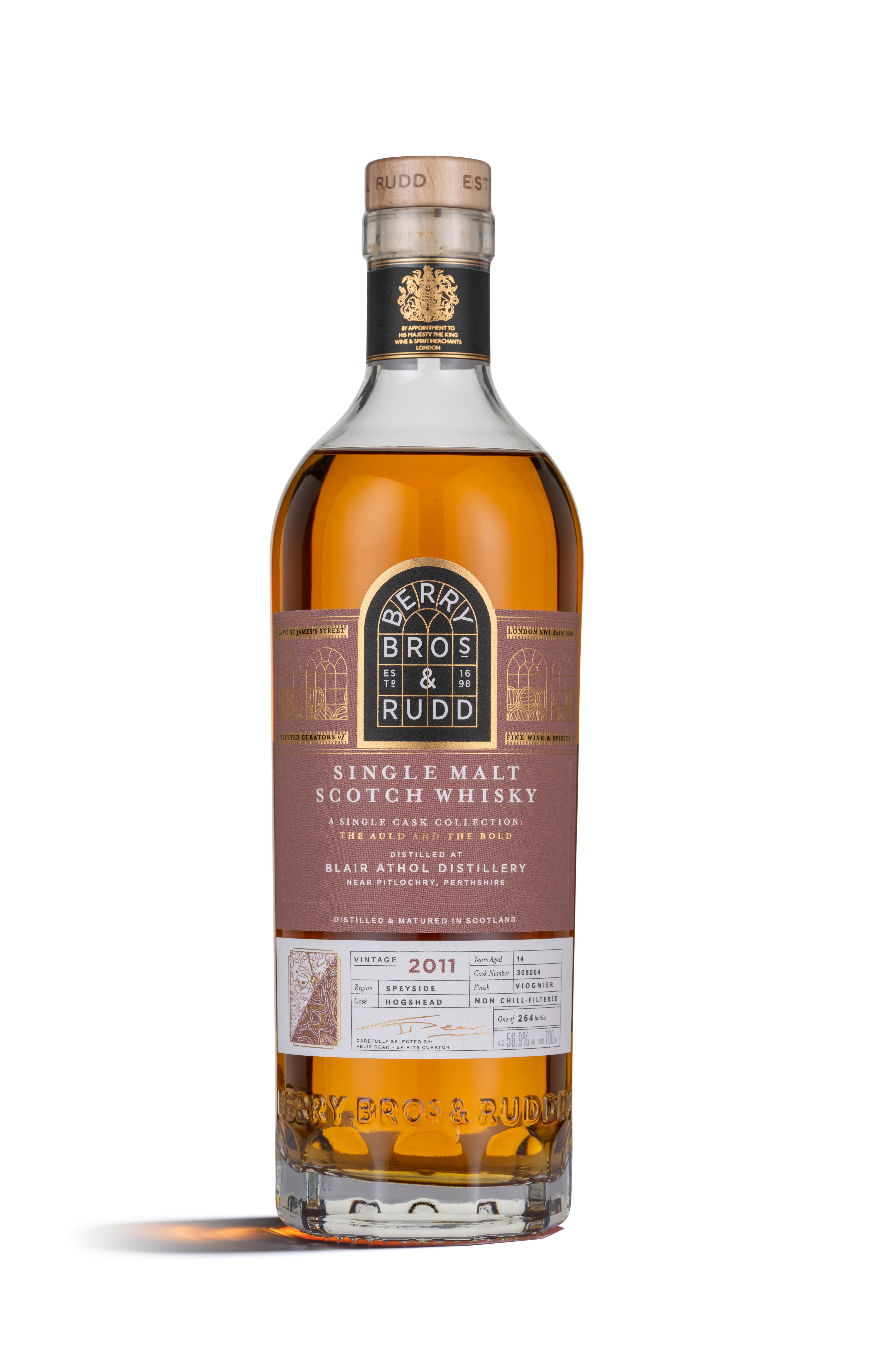 2011 Berry Bros. & Rudd The Auld & The Bold Blair Athol, Cask Ref. 308064, Highland, Single Malt Scotch Whisky (56.9%) bottle