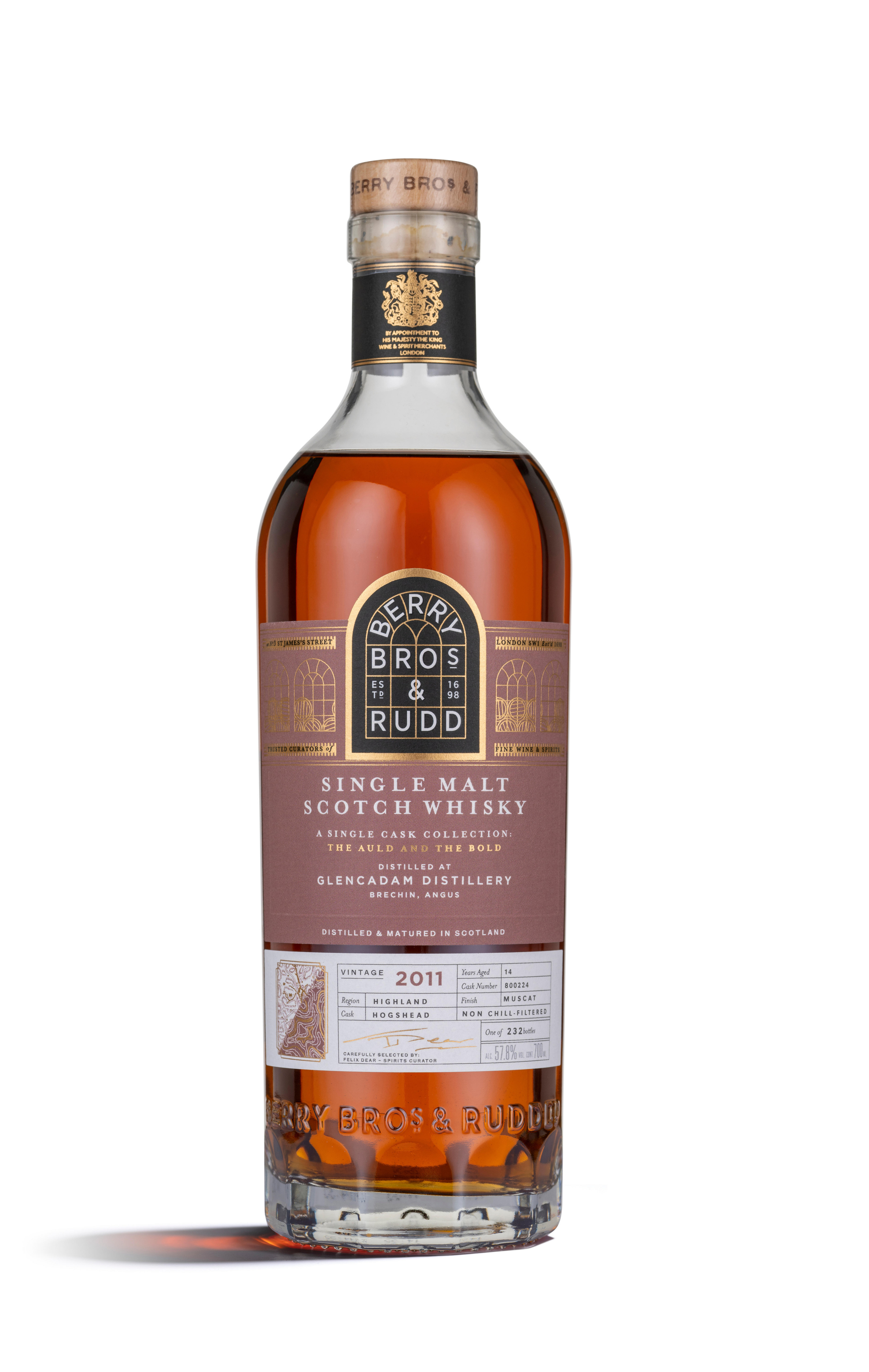 2011 Berry Bros. & Rudd The Auld & The Bold Glencadam, Cask Ref. 800224, Highland, Single Malt Scotch Whisky (57.8%) bottle
