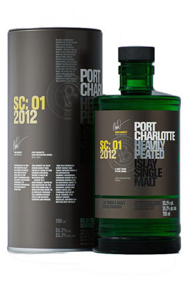 2012 Port Charlotte, Heavily Peated, SC: 01, Islay, Single Malt Scotch Whisky (55.2%)