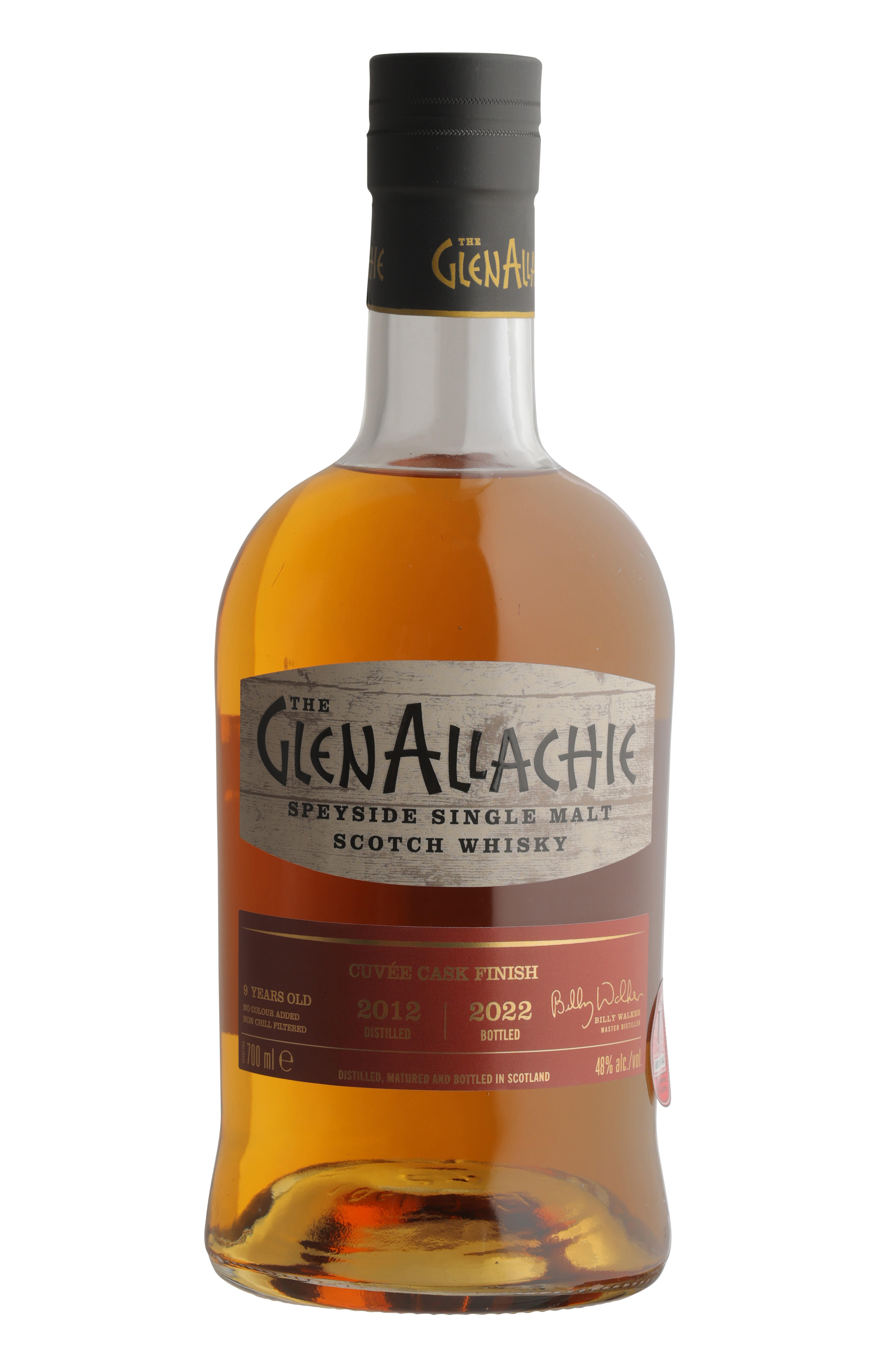 2012 Glenallachie, 9-Year-Old, Cuvee Cask Finish, Speyside, Single Malt Scotch Whisky (48%) bottle