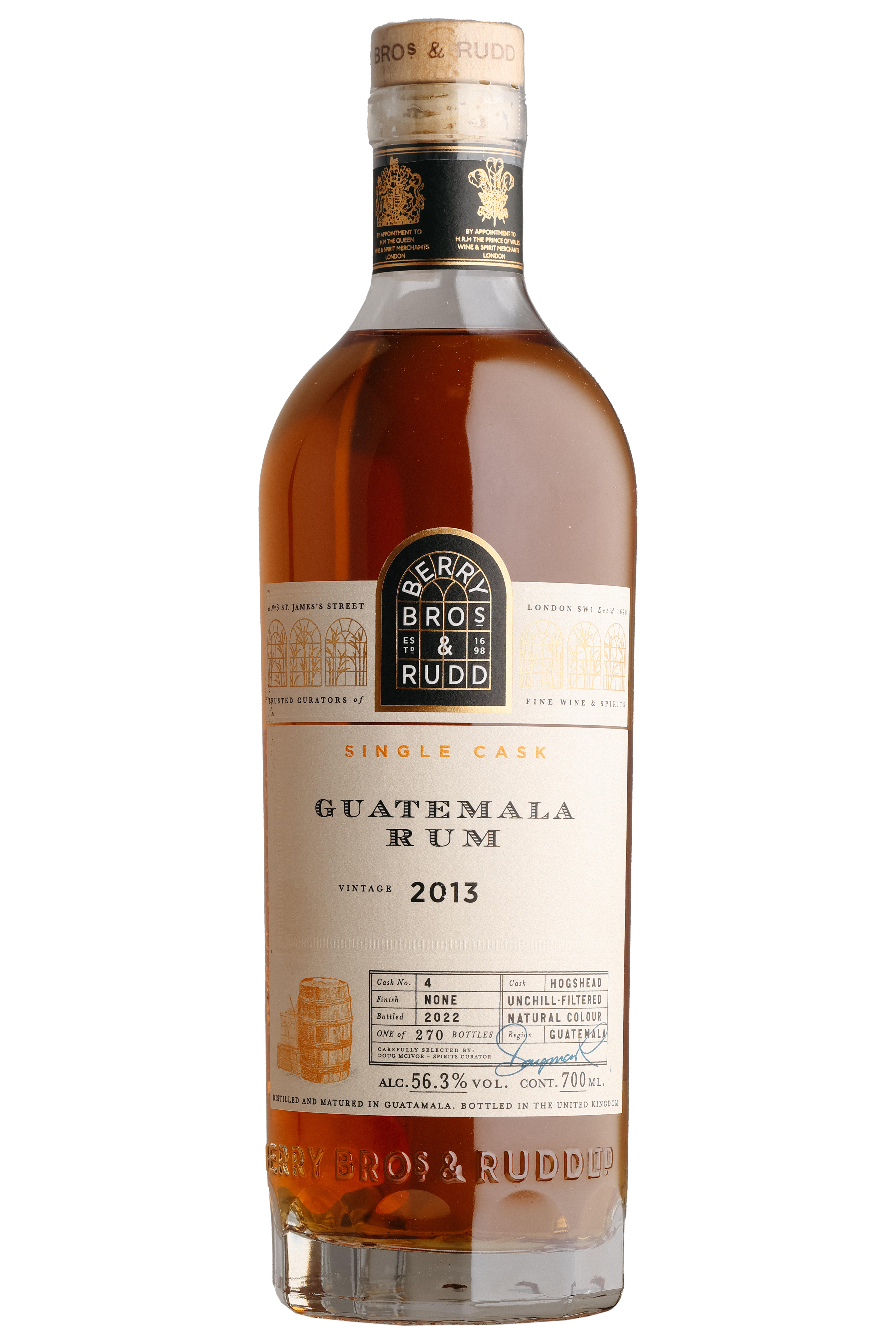 2008 Berry Bros. & Rudd Jamaican Rum, Cask Ref. 8 (55%)