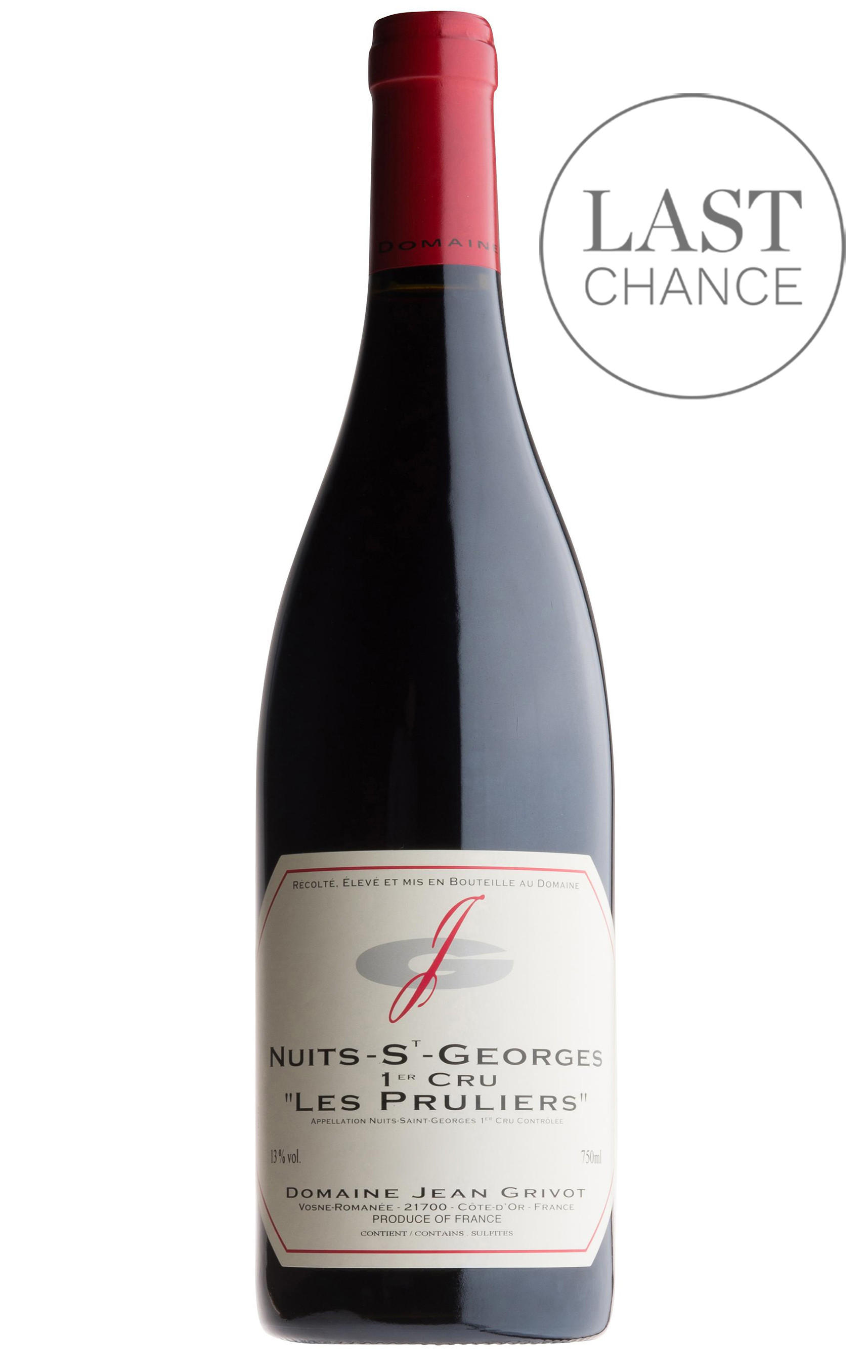 2013 Nuits-St Georges, Les Pruliers, 1er Cru, Domaine Jean