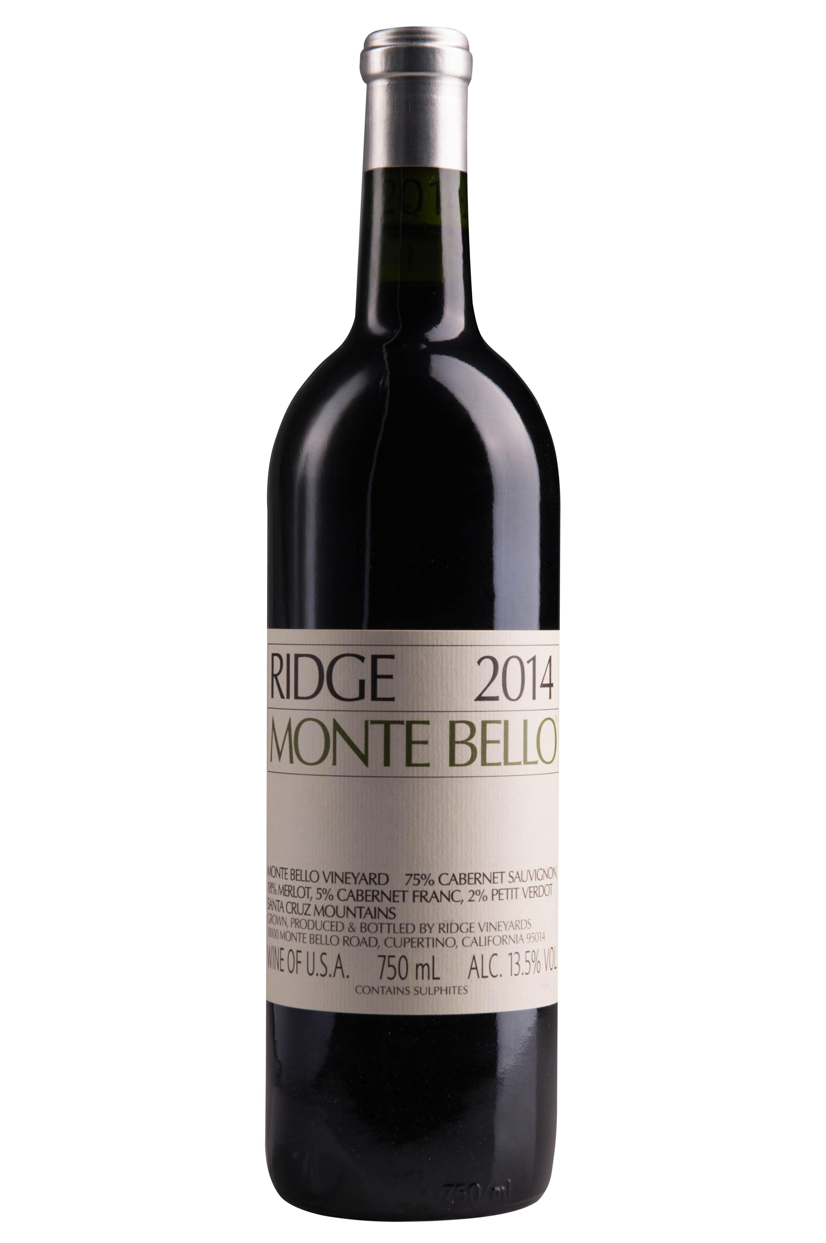 Ridge 2006 Monte Bello リッジ モンテベッロ 2006 Ridge Vineyards, Monte Bello, Santa Cruz Mountains