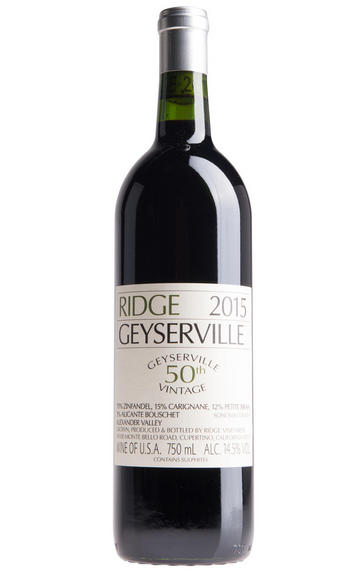 2015 Ridge Vineyards, Geyserville, Alexander Valley, Sonoma County,California, USA
