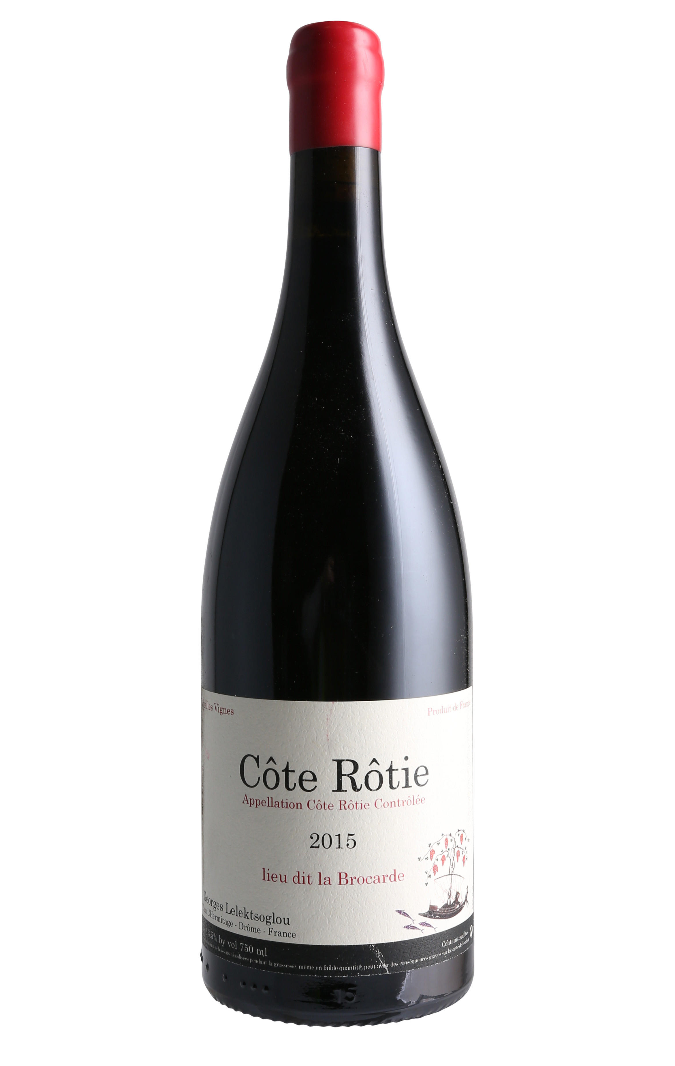 2015 Côte-Rôtie, Lieu-dit la Brocarde, Vieilles Vignes, Georges Lelektsoglou, Rhône