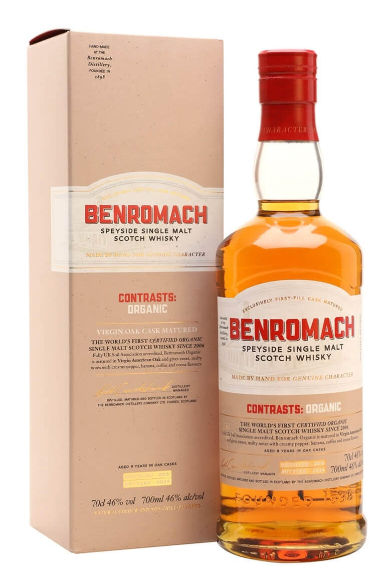 2015 Benromach, Contrasts: Organic, Bottled 2024, Speyside, Single Malt Scotch Whisky (46%) bottle