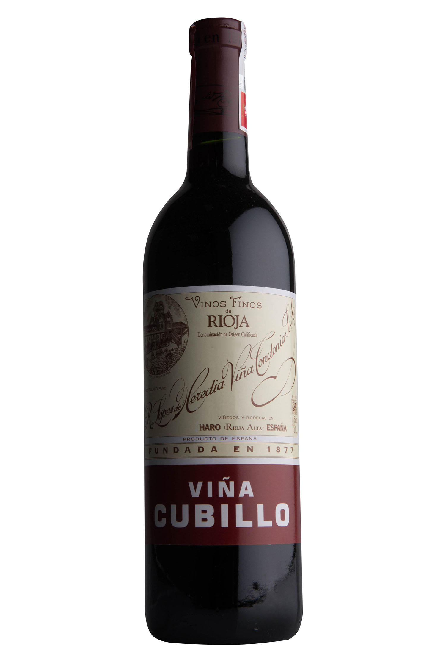 2016 Viña Cubillo Tinto, Crianza, Bodegas R. López de Heredia, Rioja, Spain