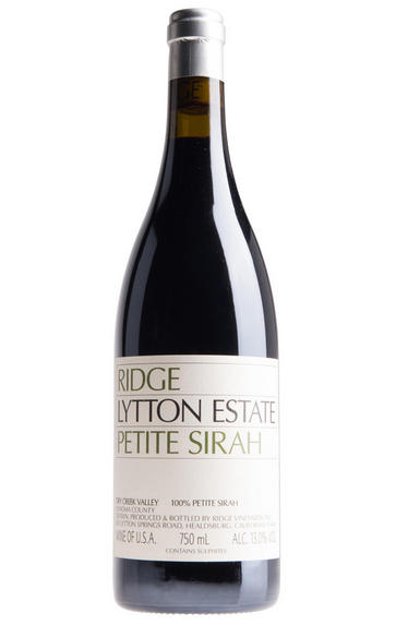 2016 Ridge Vineyards, Lytton Estate Petite Sirah, Dry Creek Valley, Sonoma Valley, California, USA