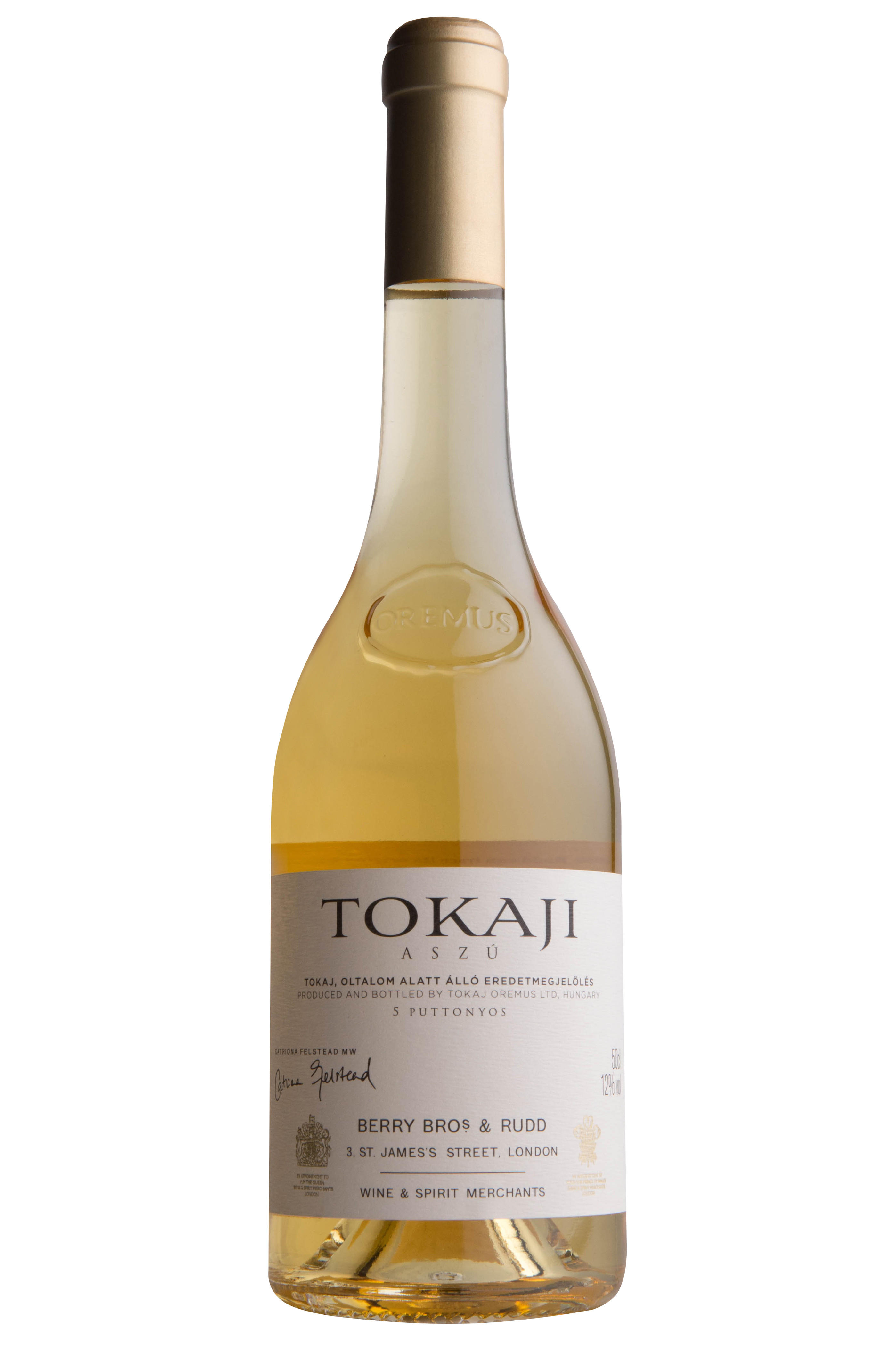 2016 Berry Bros. & Rudd Tokaji Aszú, 5 Puttonyos by Oremus, Hungary