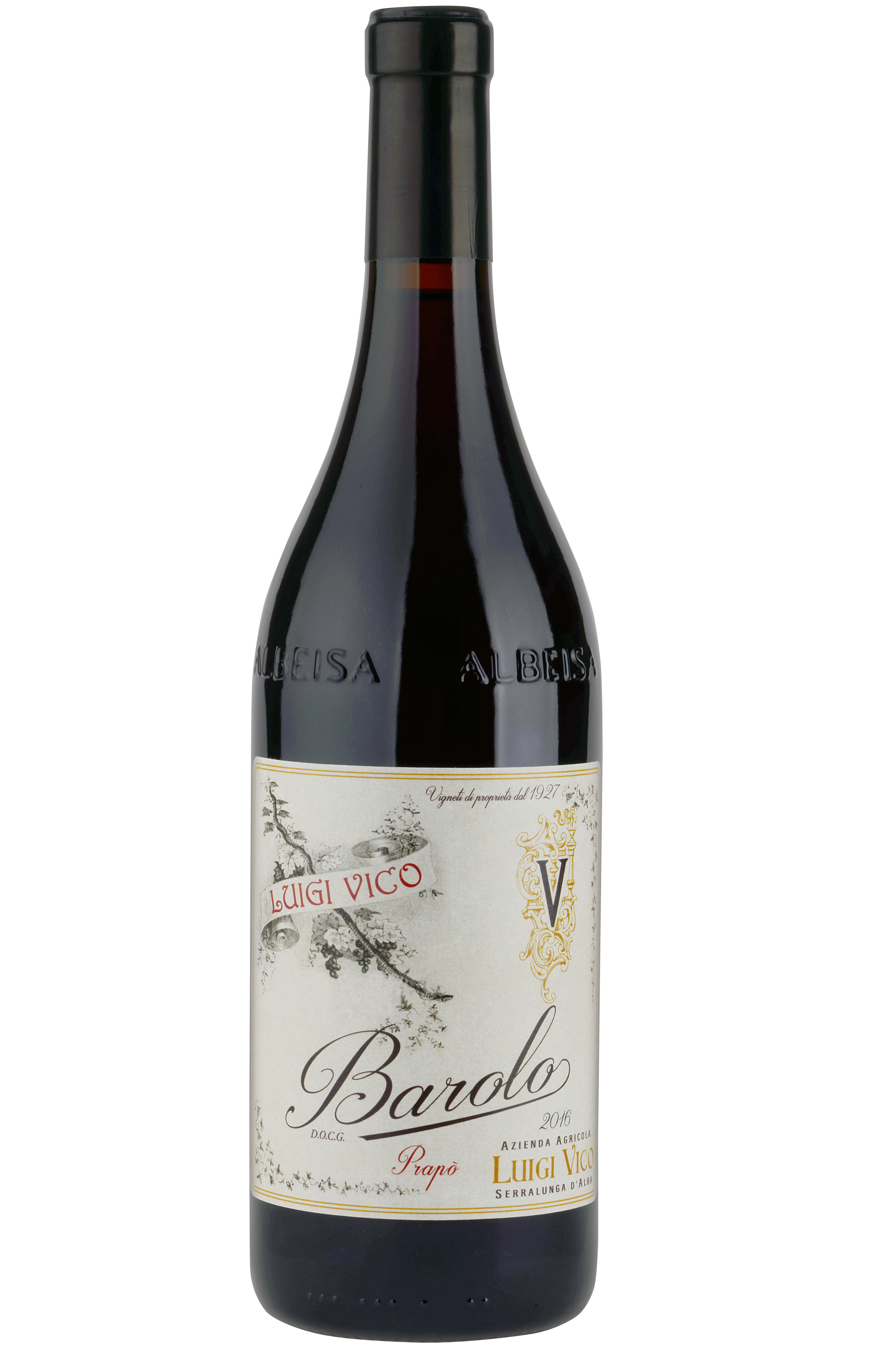 2016 Barolo, Prapò, Luigi Vico, Piedmont, Italy