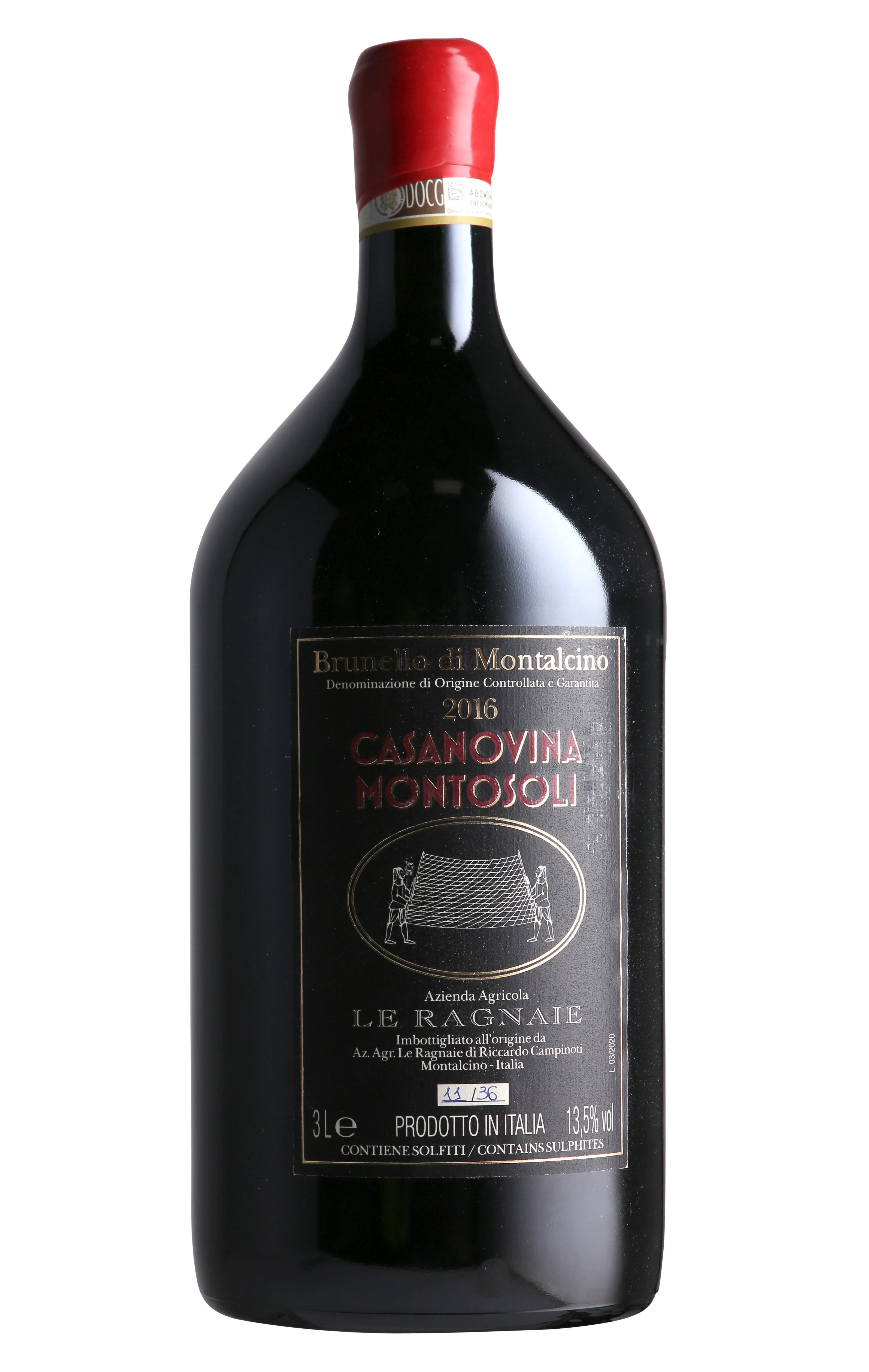 2016 Brunello di Montalcino, Casanovina Montosoli, Le Ragnaie, Tuscany, Italy