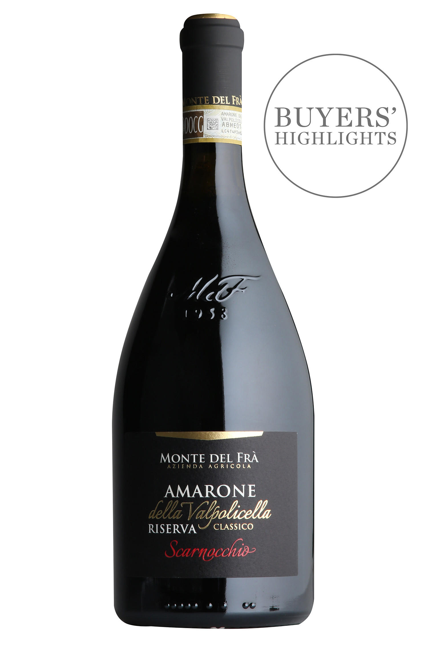 2016 Amarone Classico, Scarnocchio, Riserva, Monte del Frà, Veneto, Italy