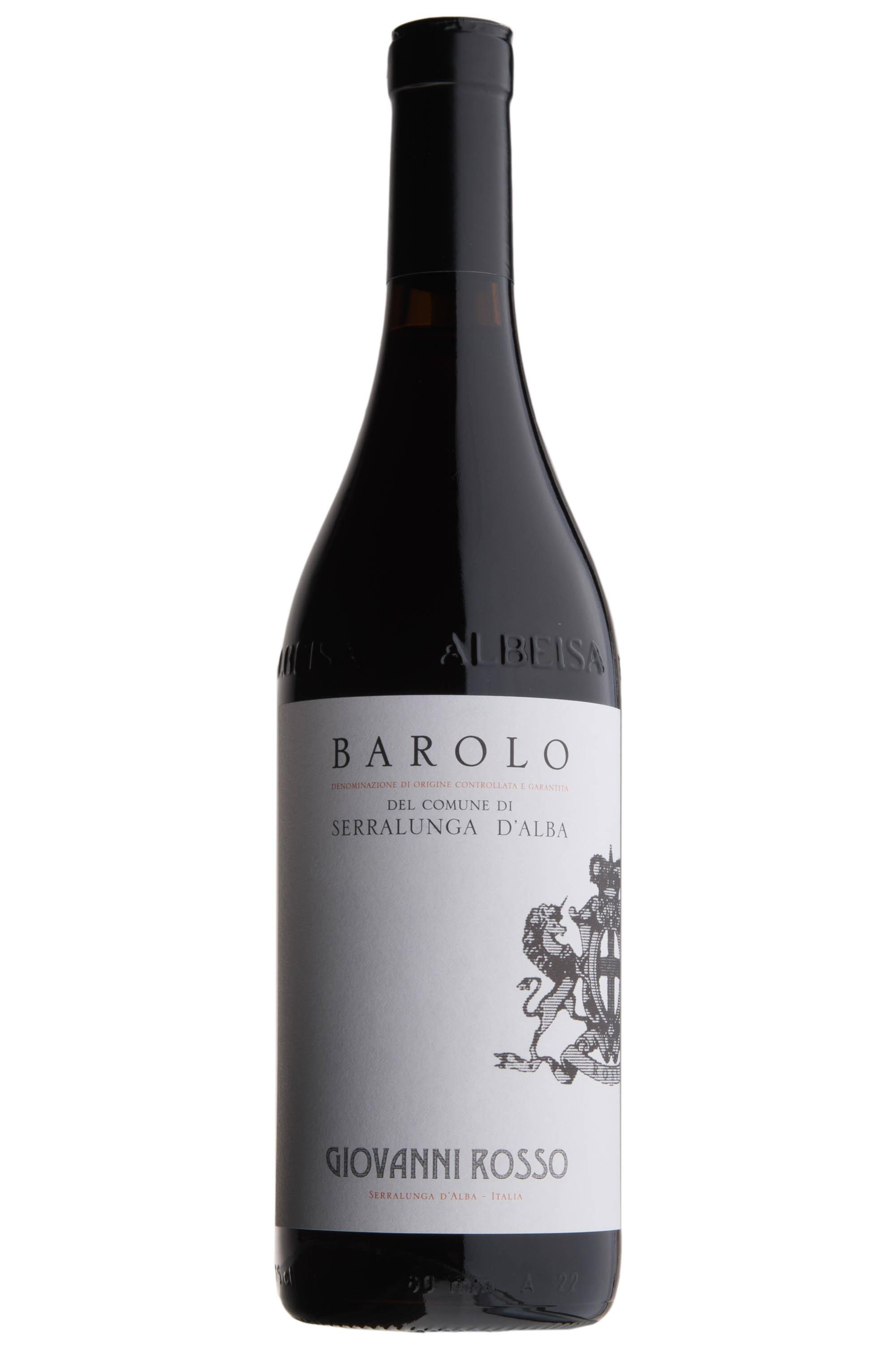 Italian red wine barolo