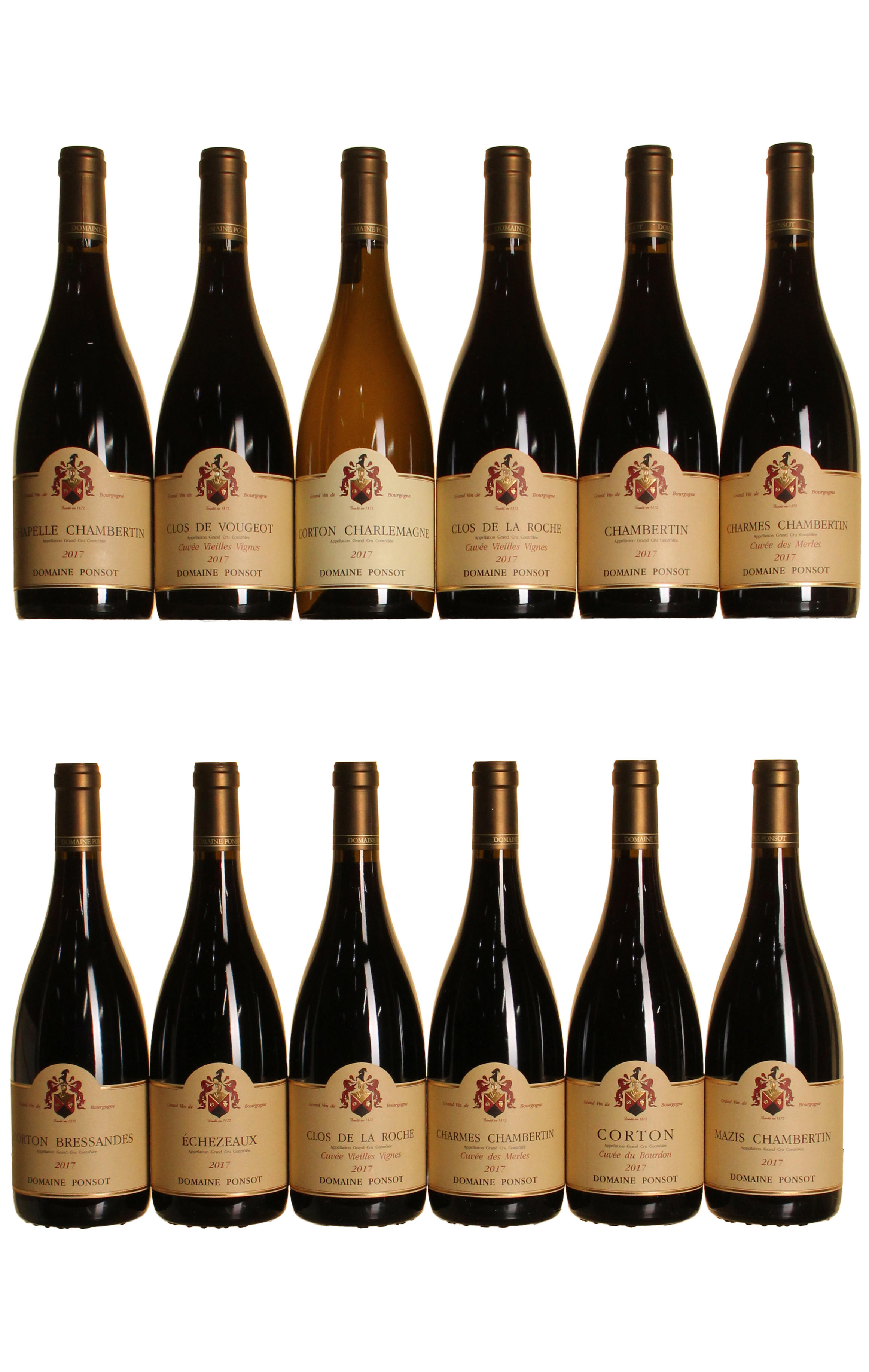 2017 Domaine Ponsot, 12-bottle Assortment Case