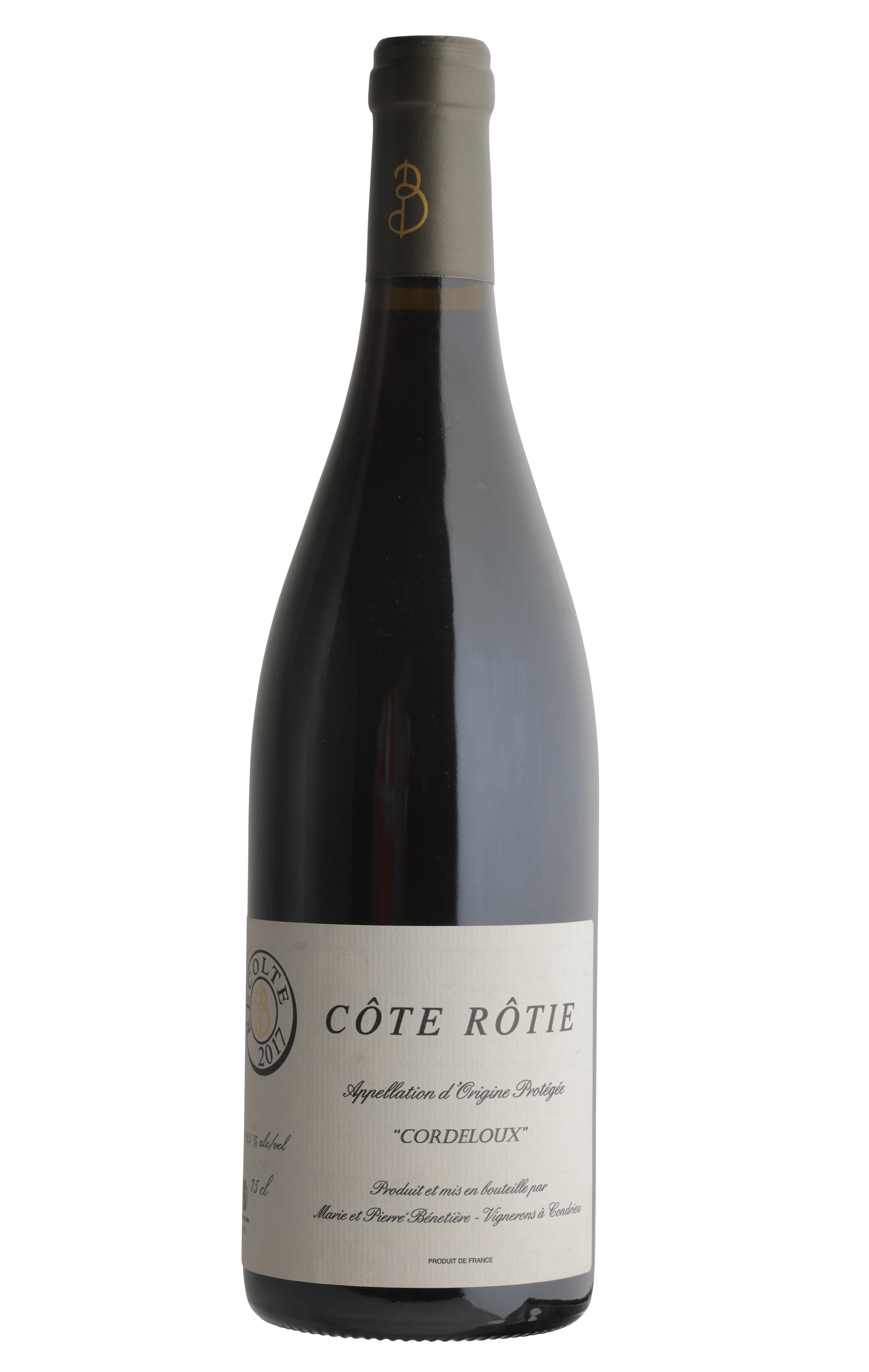 2017 Côte-Rôtie, Cordeloux, Marie & Pierre Bénetière, Rhône