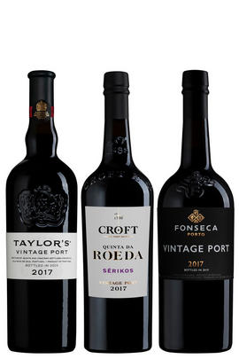 2017 Vintage Port Trio Pack, 1x Taylors, 1xFonseca, 1xCroft, Douro, Portugal