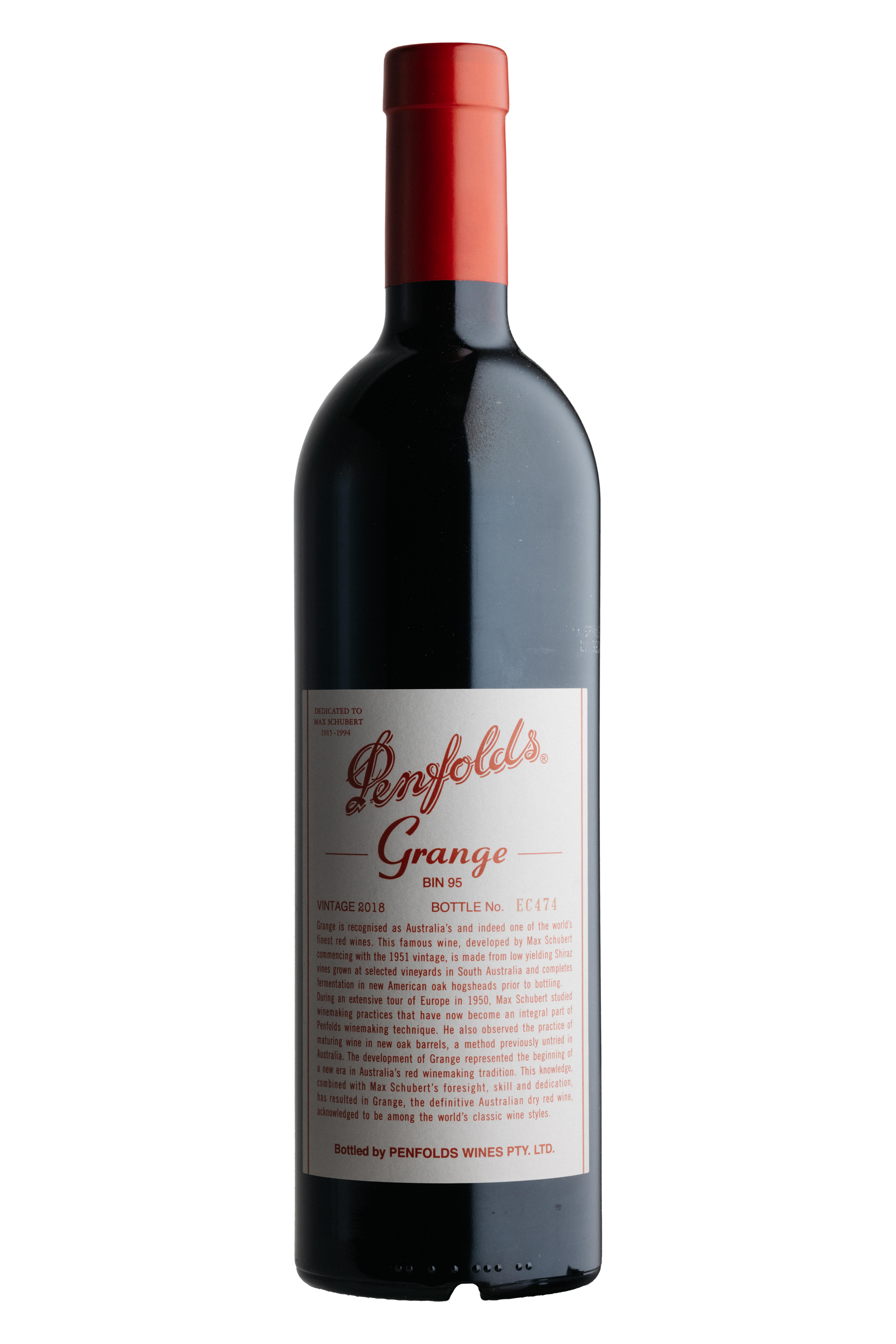 Buy 2018 Penfolds, Grange, Bin 95, Australia Wine - Berry Bros. & Rudd