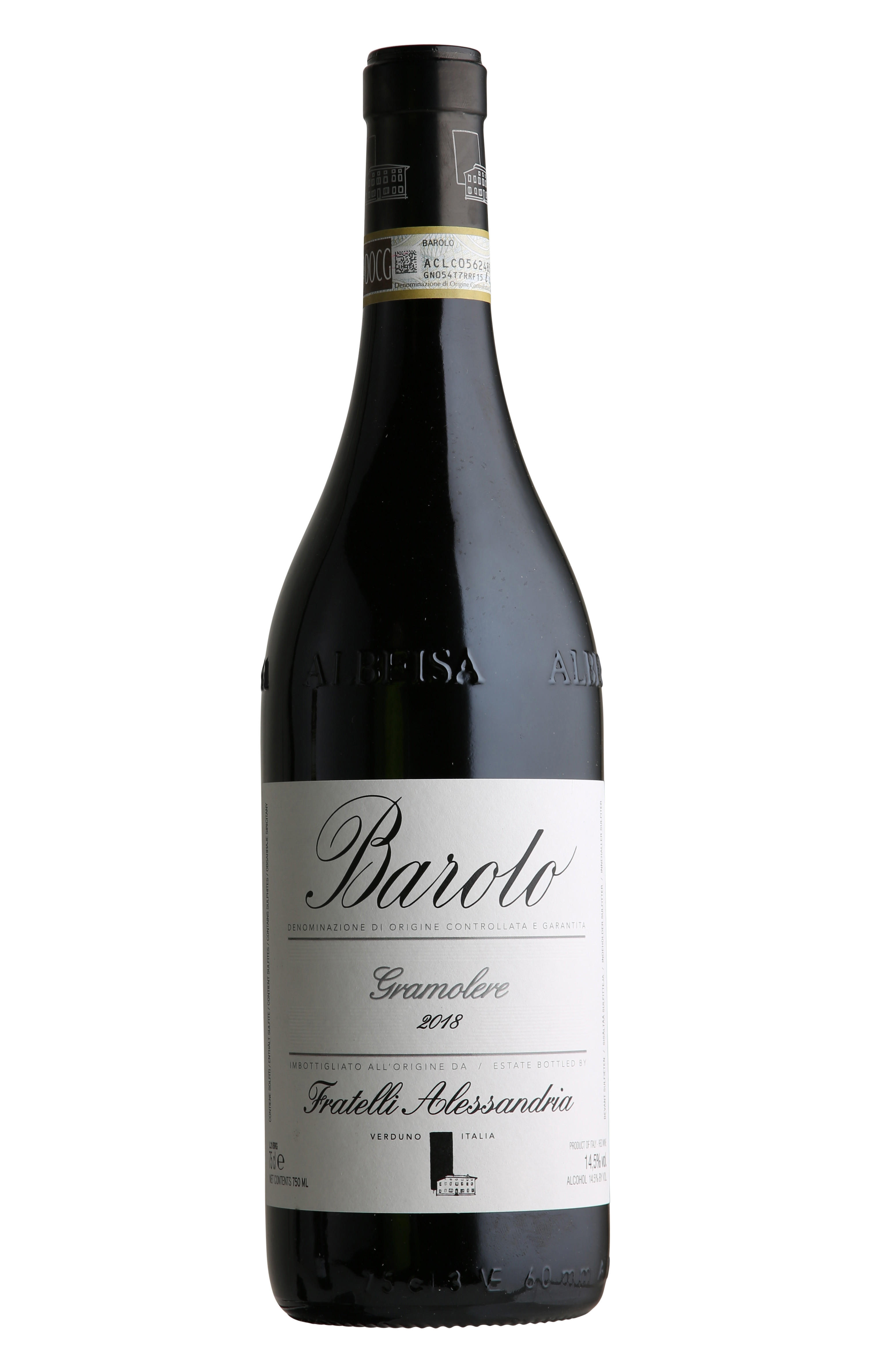 2018 Barolo, Gramolere, Fratelli Alessandria, Piedmont, Italy