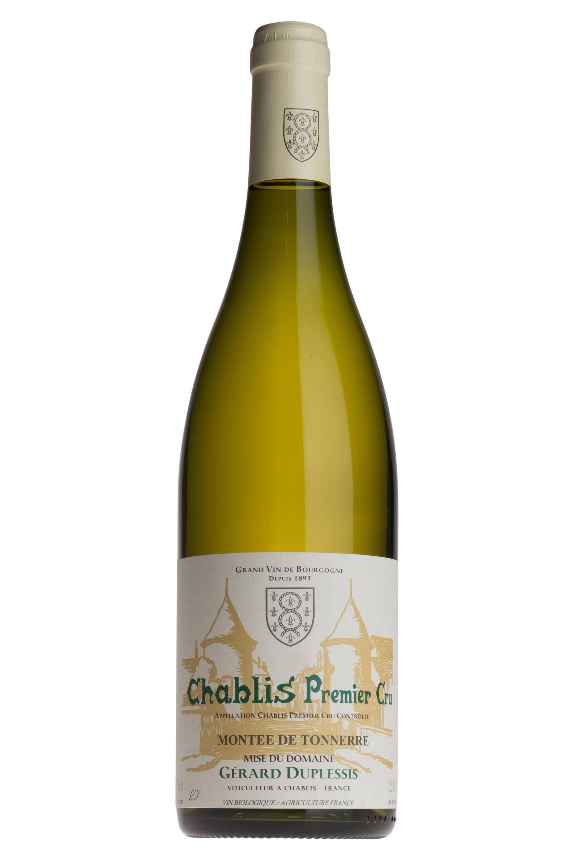 2018 Chablis, Montée de Tonnerre, 1er Cru, Domaine Gérard Duplessis, Burgundy