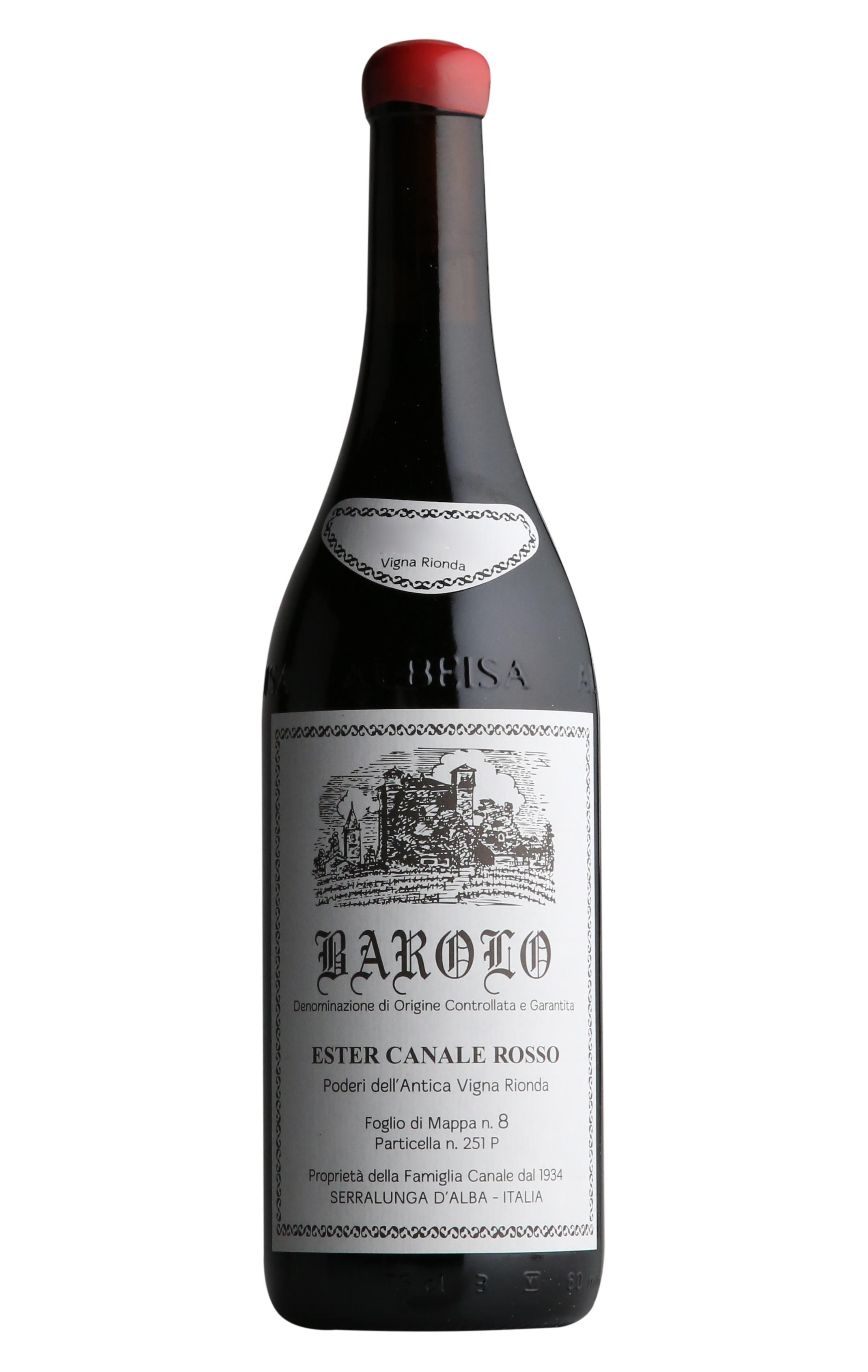 2018 Barolo, Ester Canale Rosso, Vigna Rionda, Giovanni Rosso, Piedmont, Italy