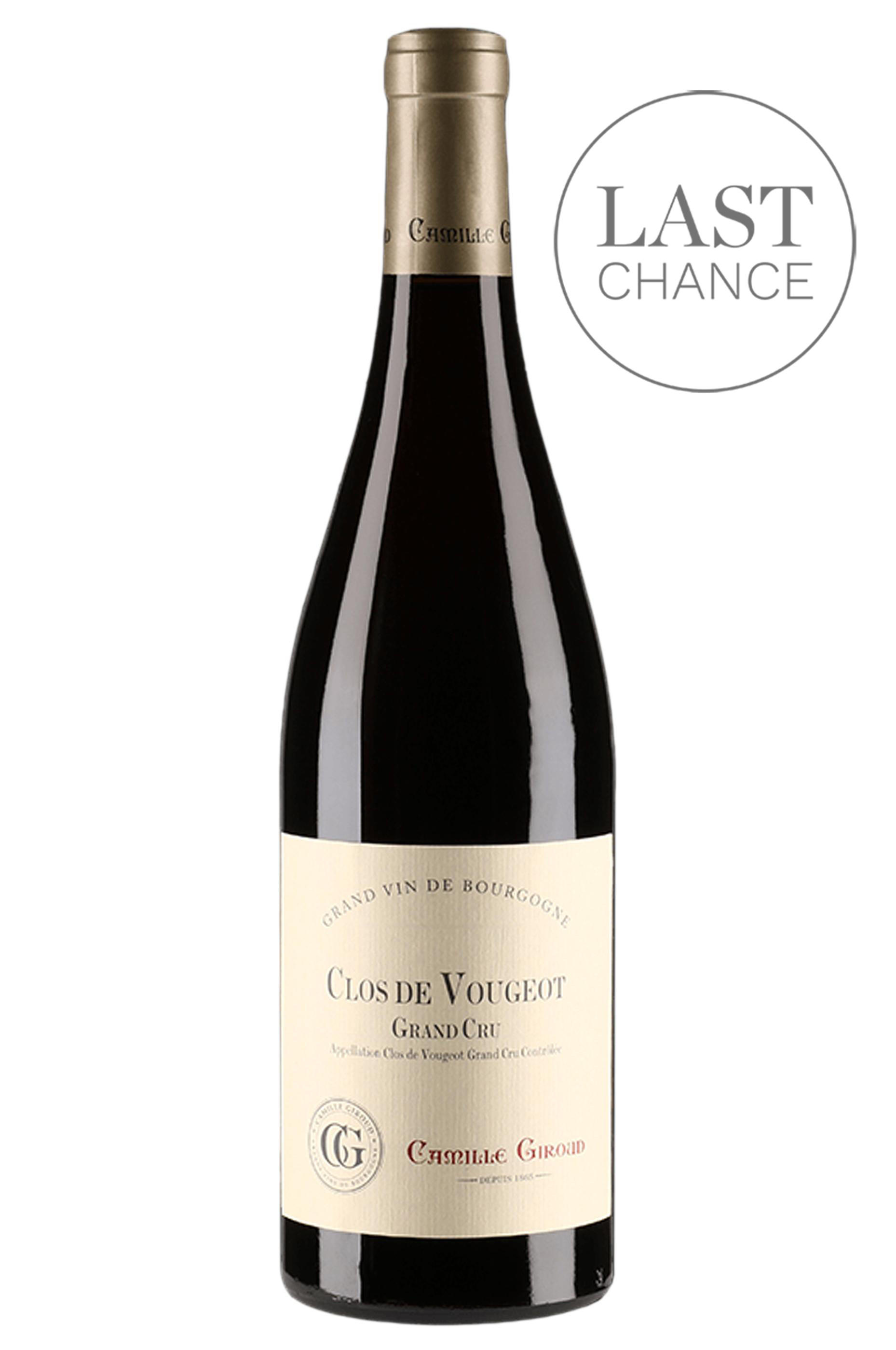 2017 Clos de Vougeot, Grand Cru, Camille Giroud, Burgundy