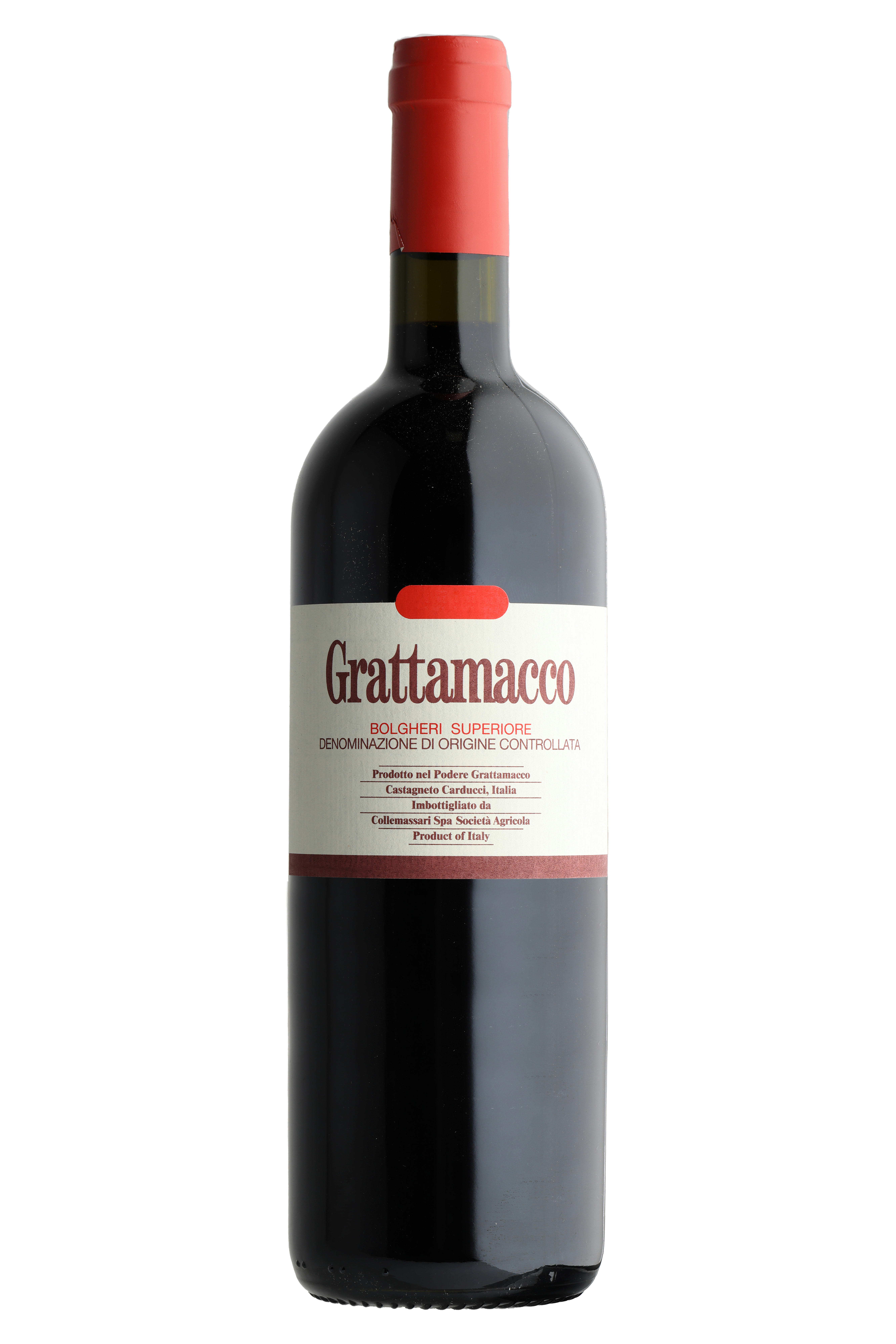 2018 Grattamacco bolgheri superiore bottle