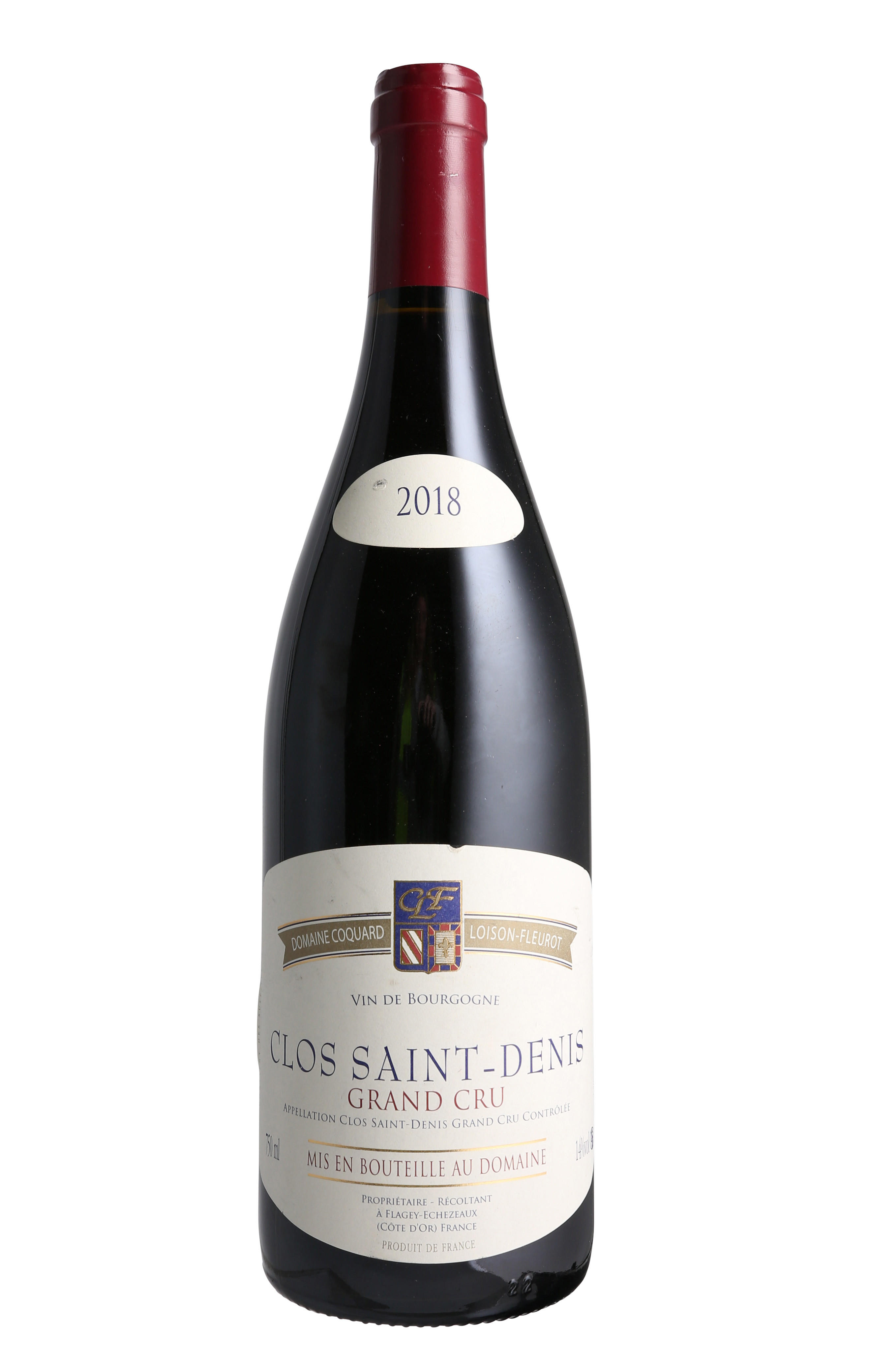 2018 Clos Saint-Denis, Grand Cru, Domaine Coquard Loison-Fleurot, Burgundy