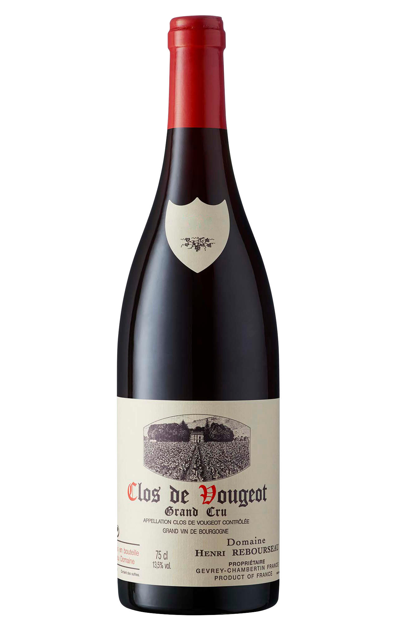 2018 Clos de Vougeot, Grand Cru, Domaine Henri Rebourseau, Burgundy