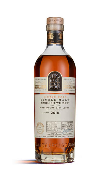 2018 Berry Bros. & Rudd Cotswolds, Cask Ref. 2194, Single Malt Whisky, England (53.5%)