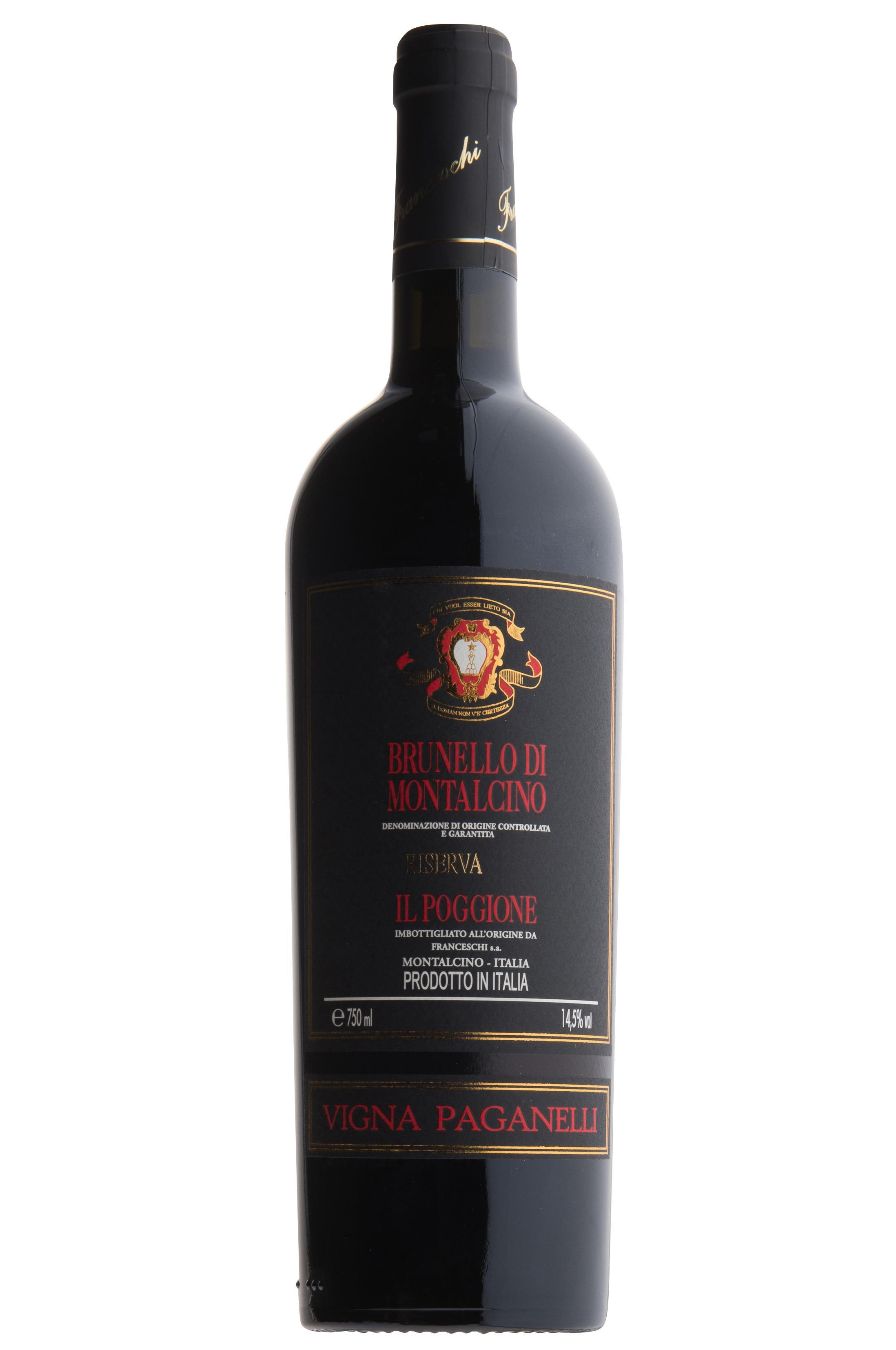 2019 Brunello di Montalcino, Vigna Paganelli, Riserva, Il Poggione, Tuscany, Italy