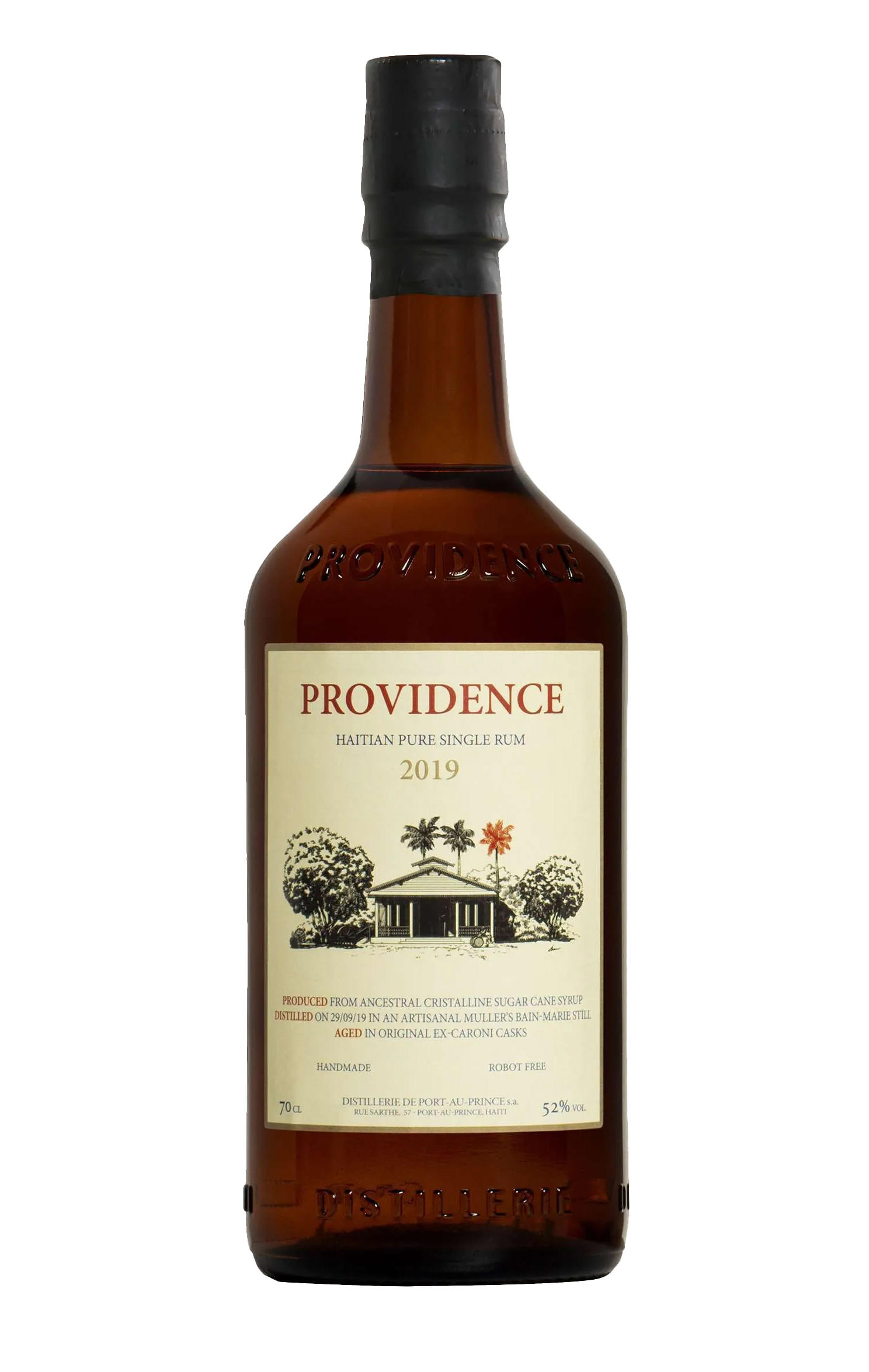2019 Distillerie de Port-au-Prince, Providence, Rum, Haiti (52%)