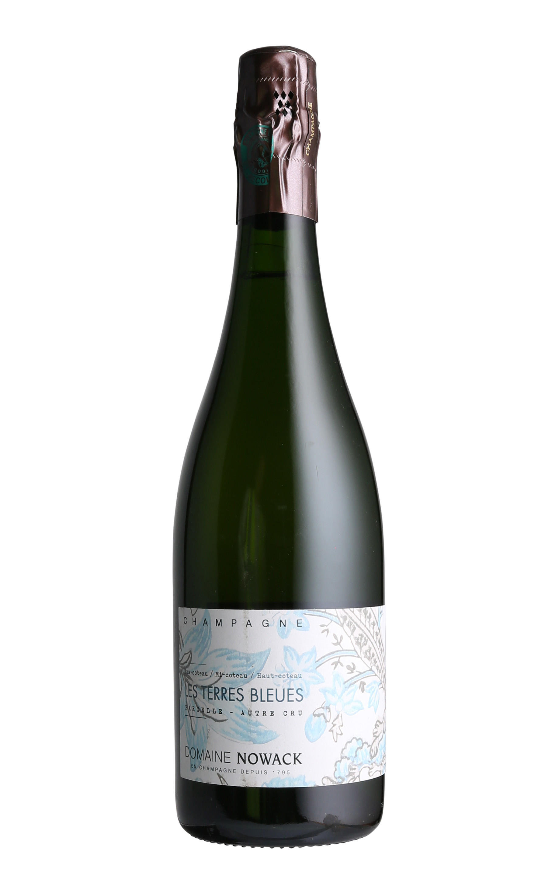 2019 Champagne Domaine Nowack, Les Terres Bleues, Extra Brut