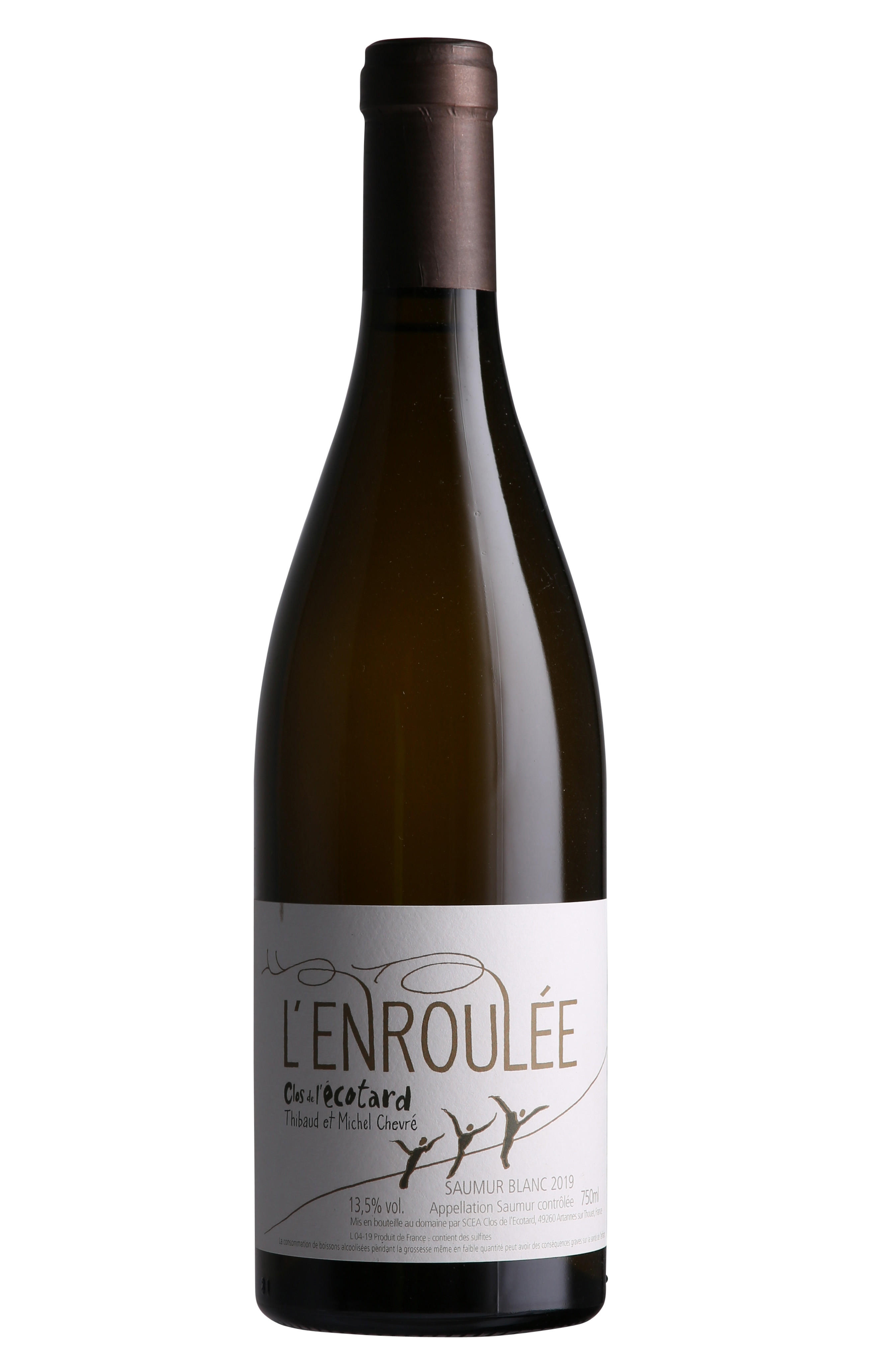 2019 Saumur Blanc, L'Enroulée, Clos de L'Ecotard, Thibaud & Michel Chevré, Loire