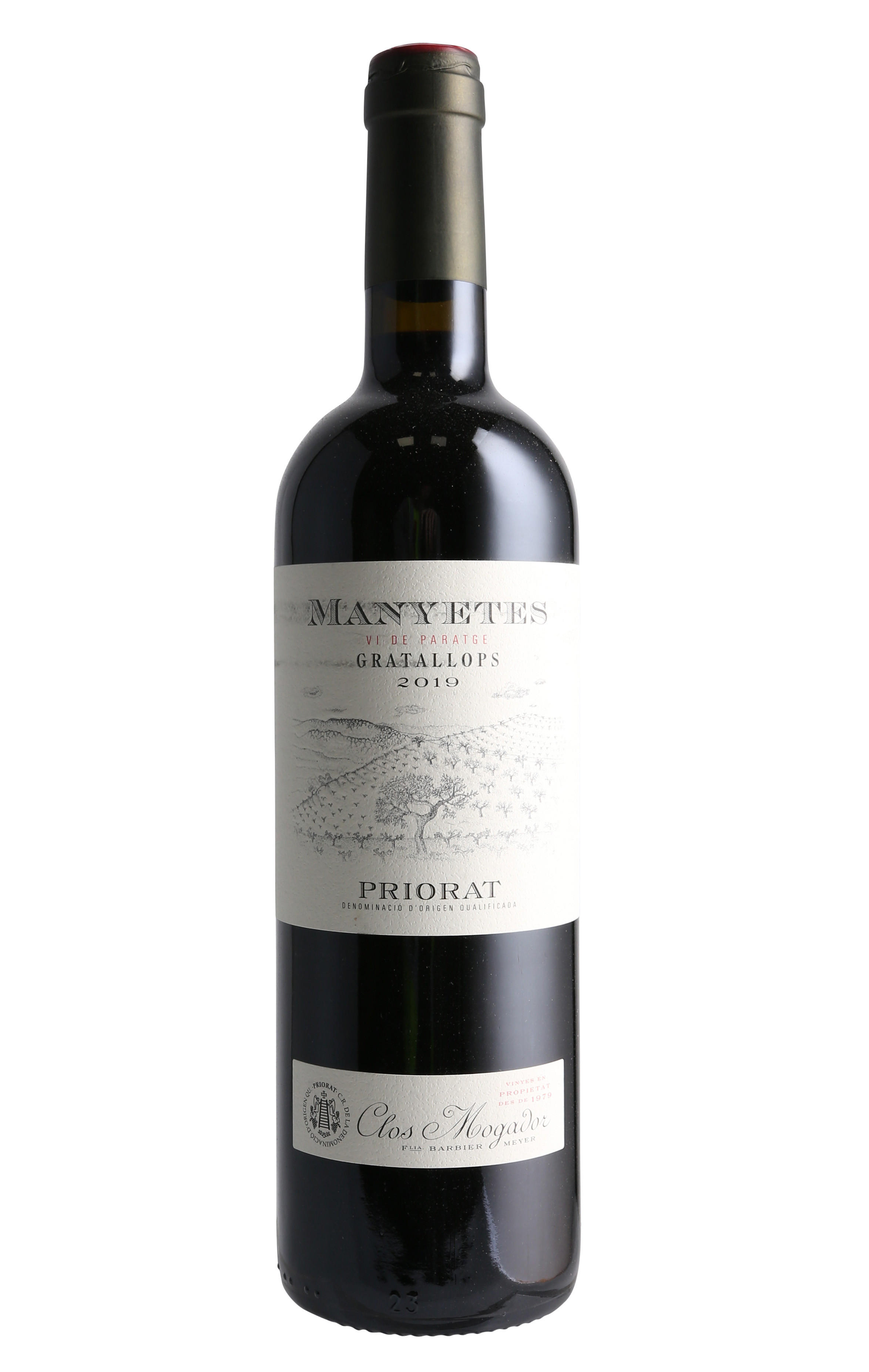 2019 Manyetes, Gratallops, Clos Mogador, René Barbier, Priorat, Spain