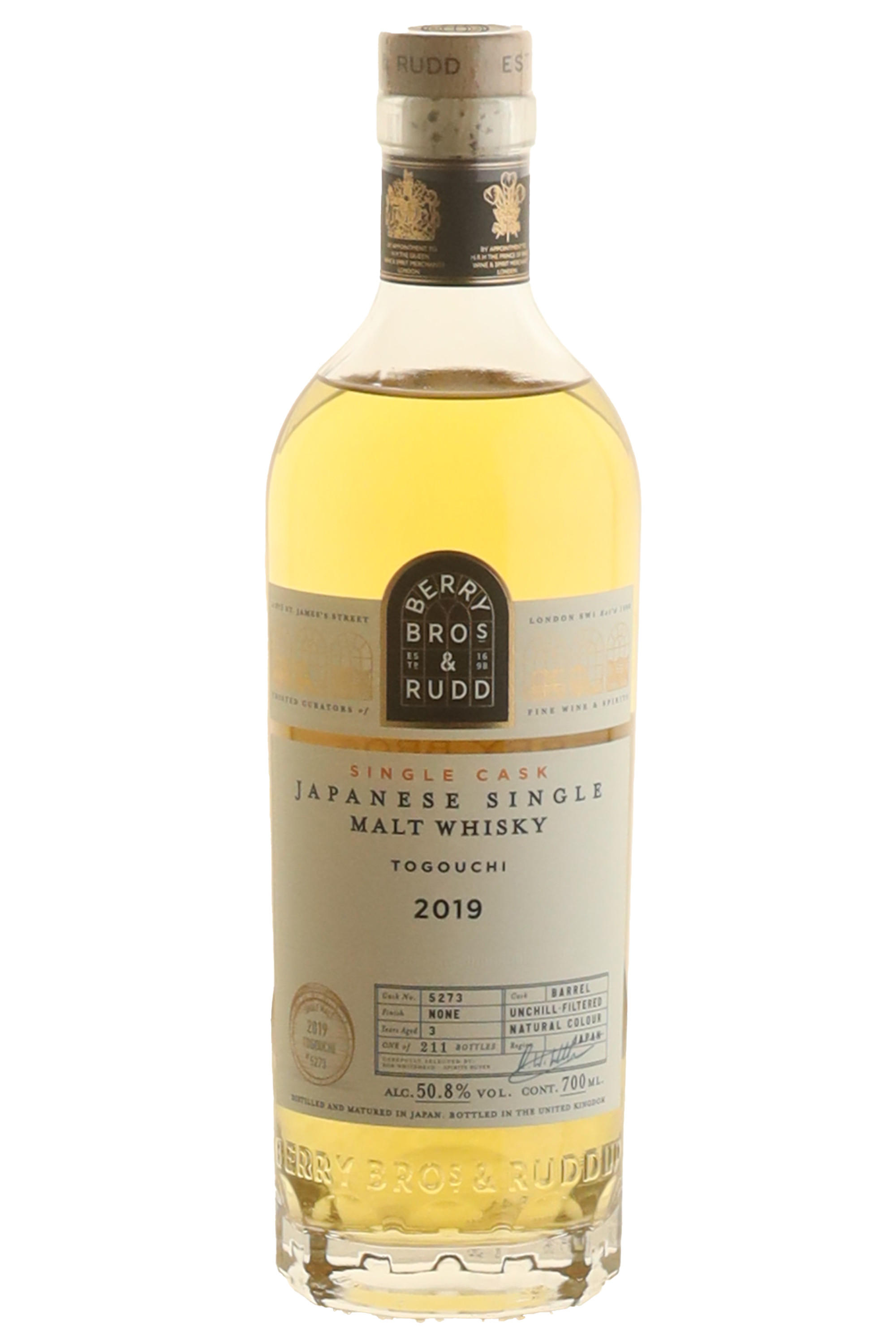 2019 Berry Bros. & Rudd Togouchi, Cask Ref. 5273, Single Malt