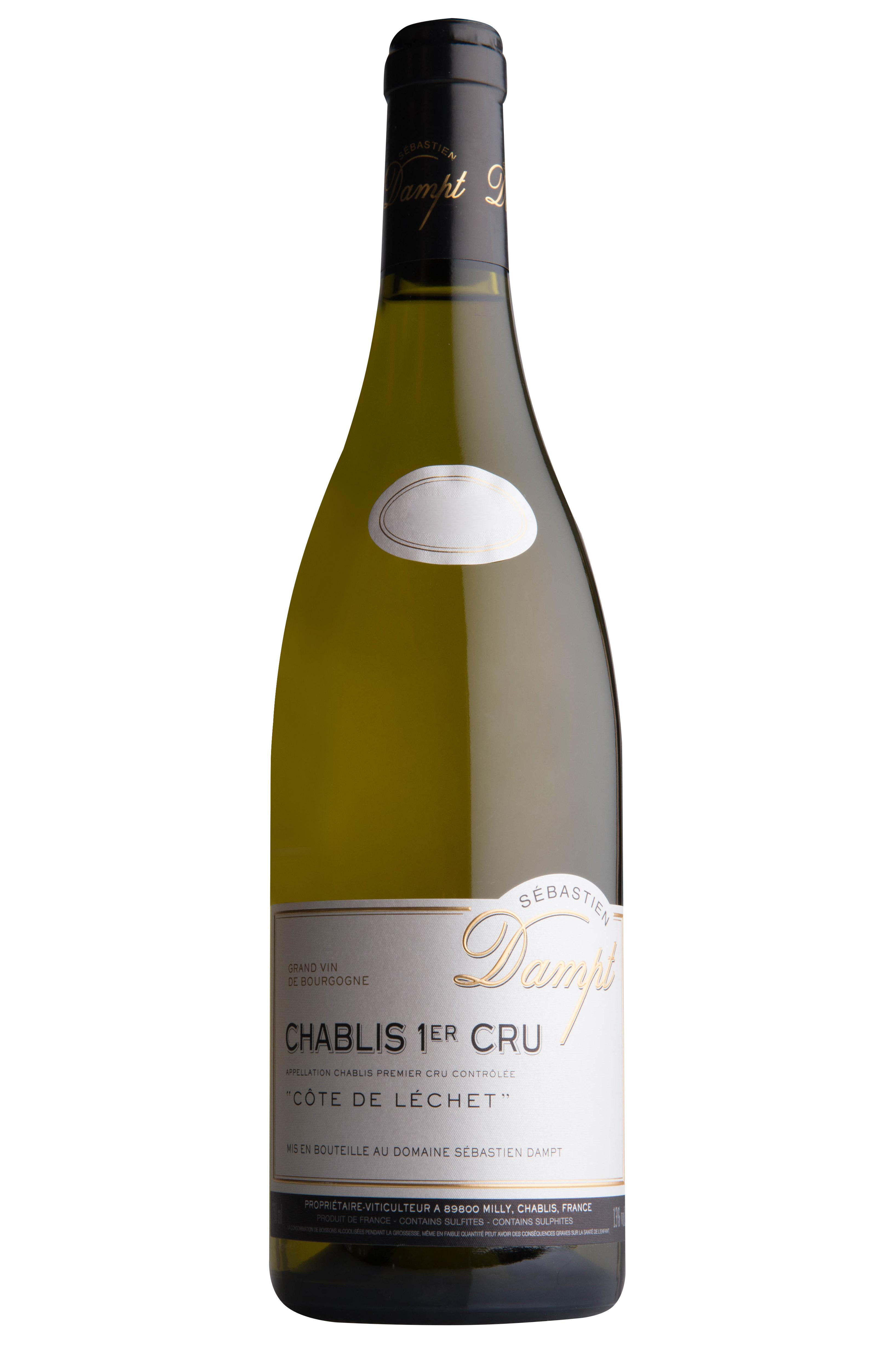 2020 Chablis, Côte de Léchet, 1er Cru, Domaine Sébastien Dampt, Burgundy