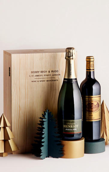 Luxury Champagne & Bordeaux, Two-Bottle Case