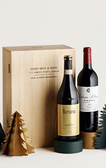 Luxury Barolo & Bordeaux, Two-Bottle Case