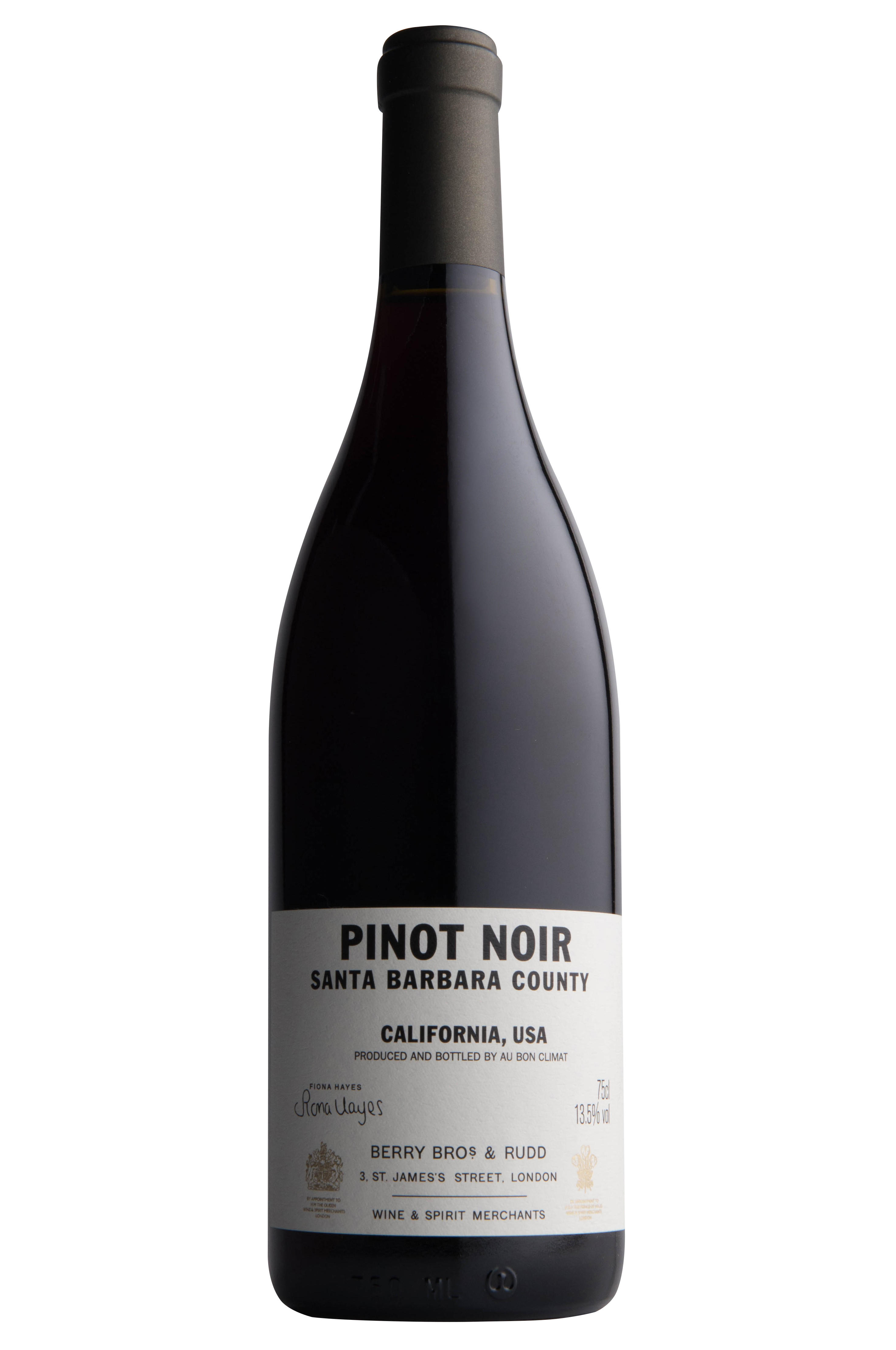 2020 Berry Bros. & Rudd Santa Barbara County Pinot Noir by Au Bon Climat, California, USA