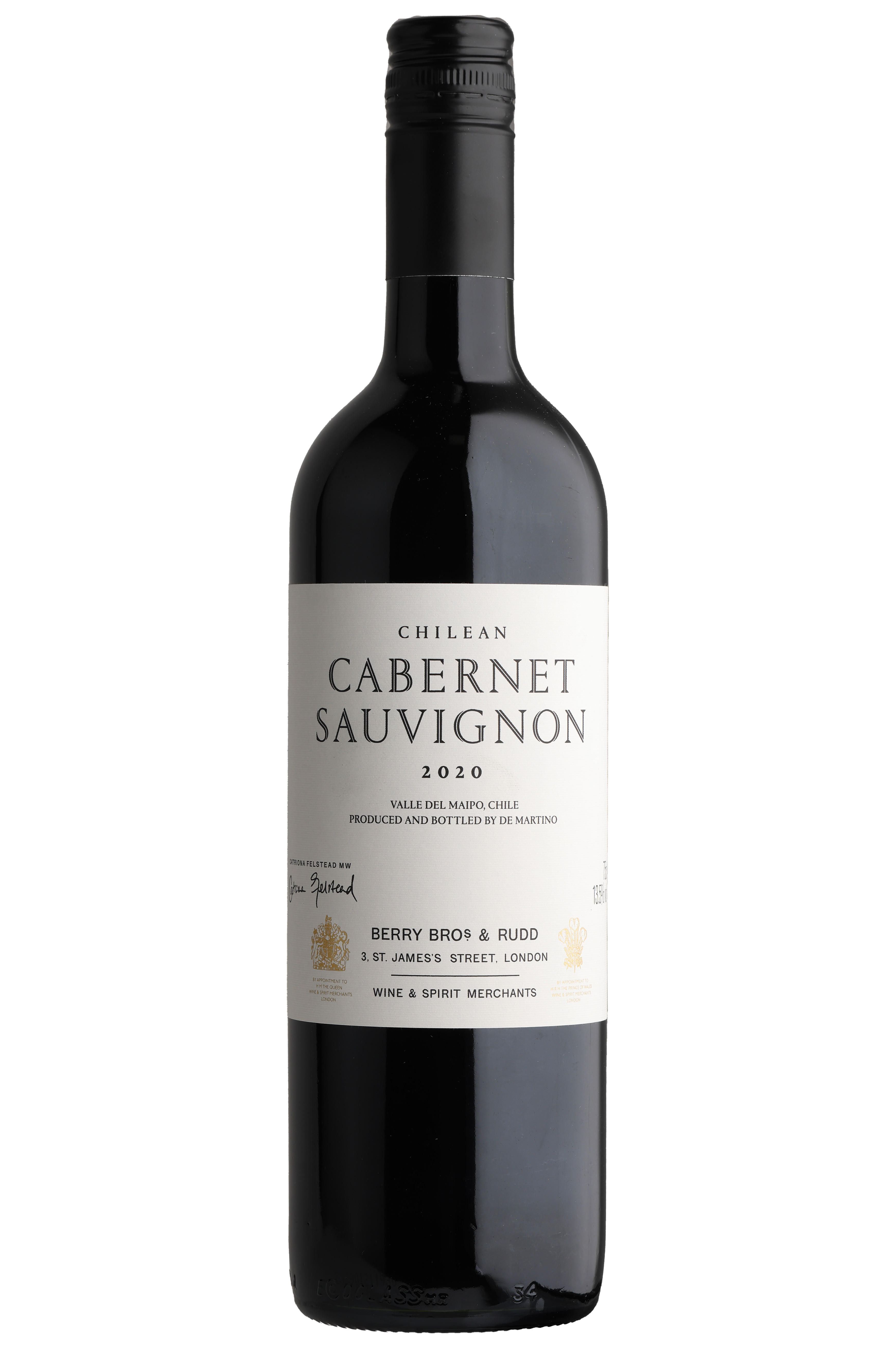 2020 Berry Bros. & Rudd Chilean Cabernet Sauvignon by De Martino, Maipo Valley
