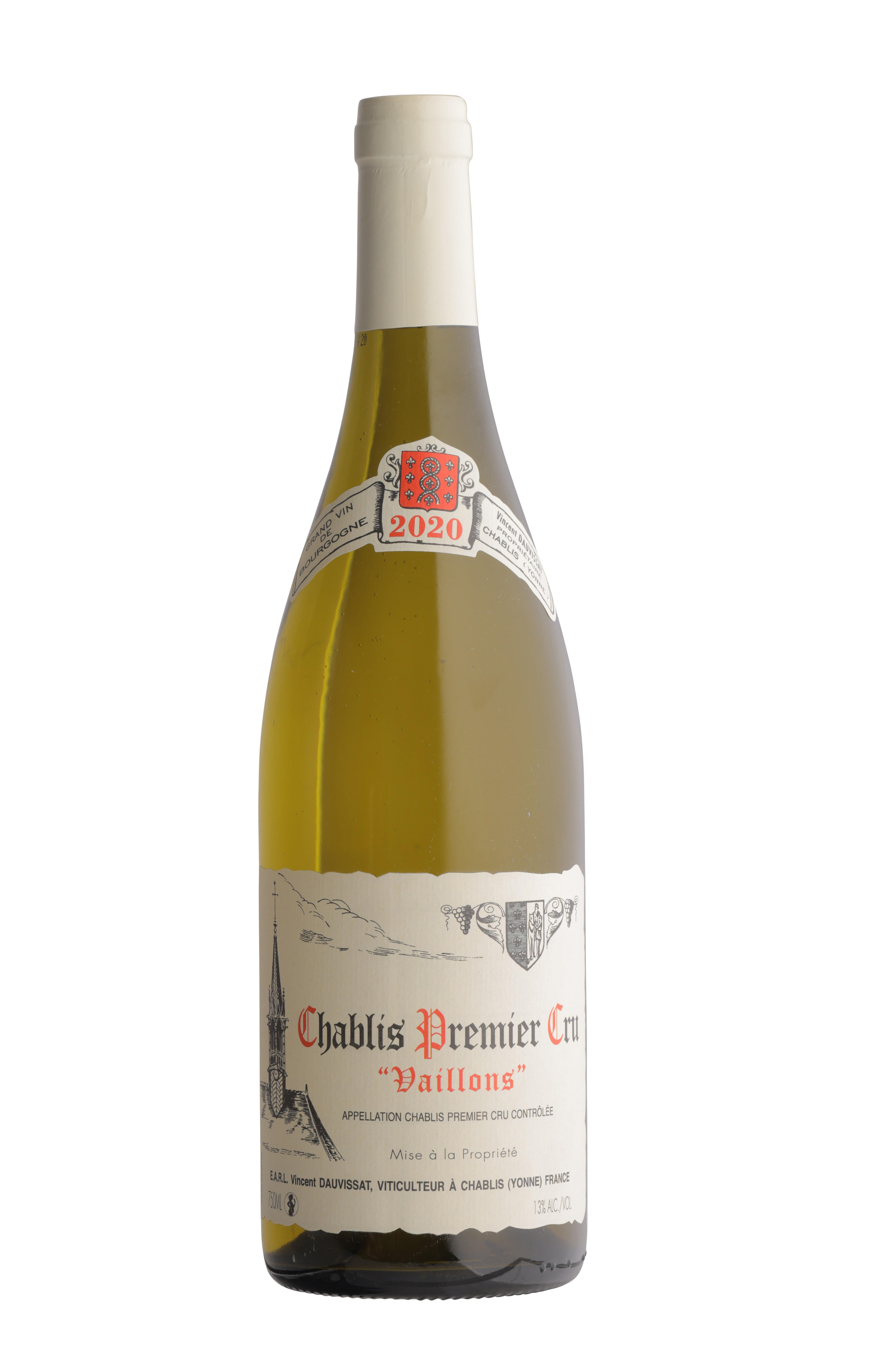 2020 Chablis, Les Vaillons, 1er Cru, Vincent Dauvissat, Burgundy